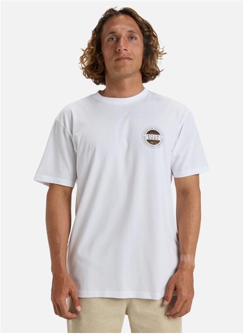 Billabong Tee-shirts Rotor Fill homme blanc