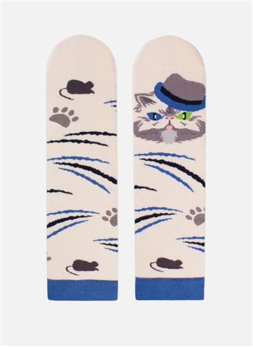 Pirin Hill Chaussettes Chaussettes Pirin Hill Arty Persan Le Chat femme blanc