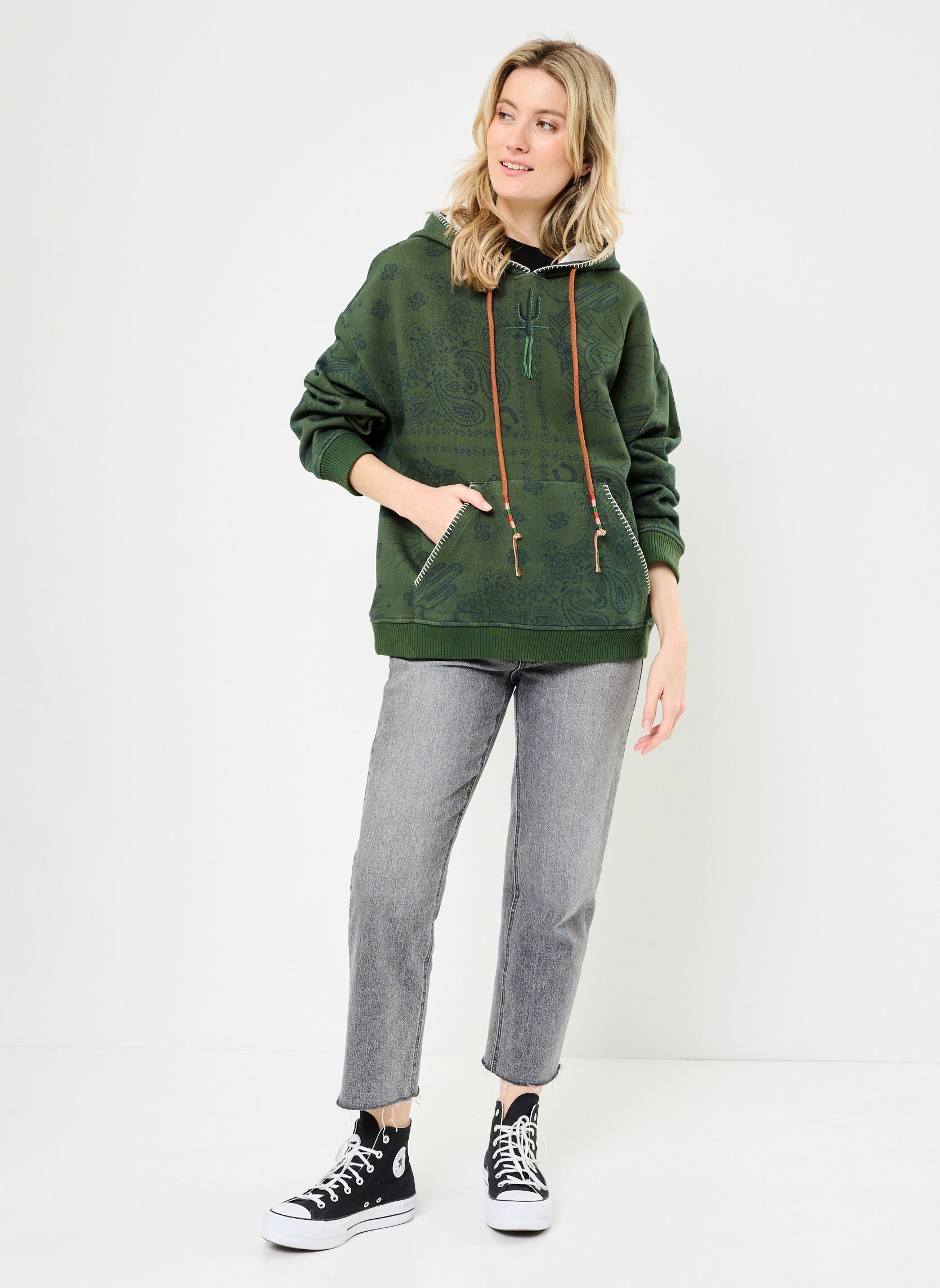 Kapuzenpullover Green Hoodie damen grün Arizona Love Kapuzenpullover Green Hoodie damen grün Green