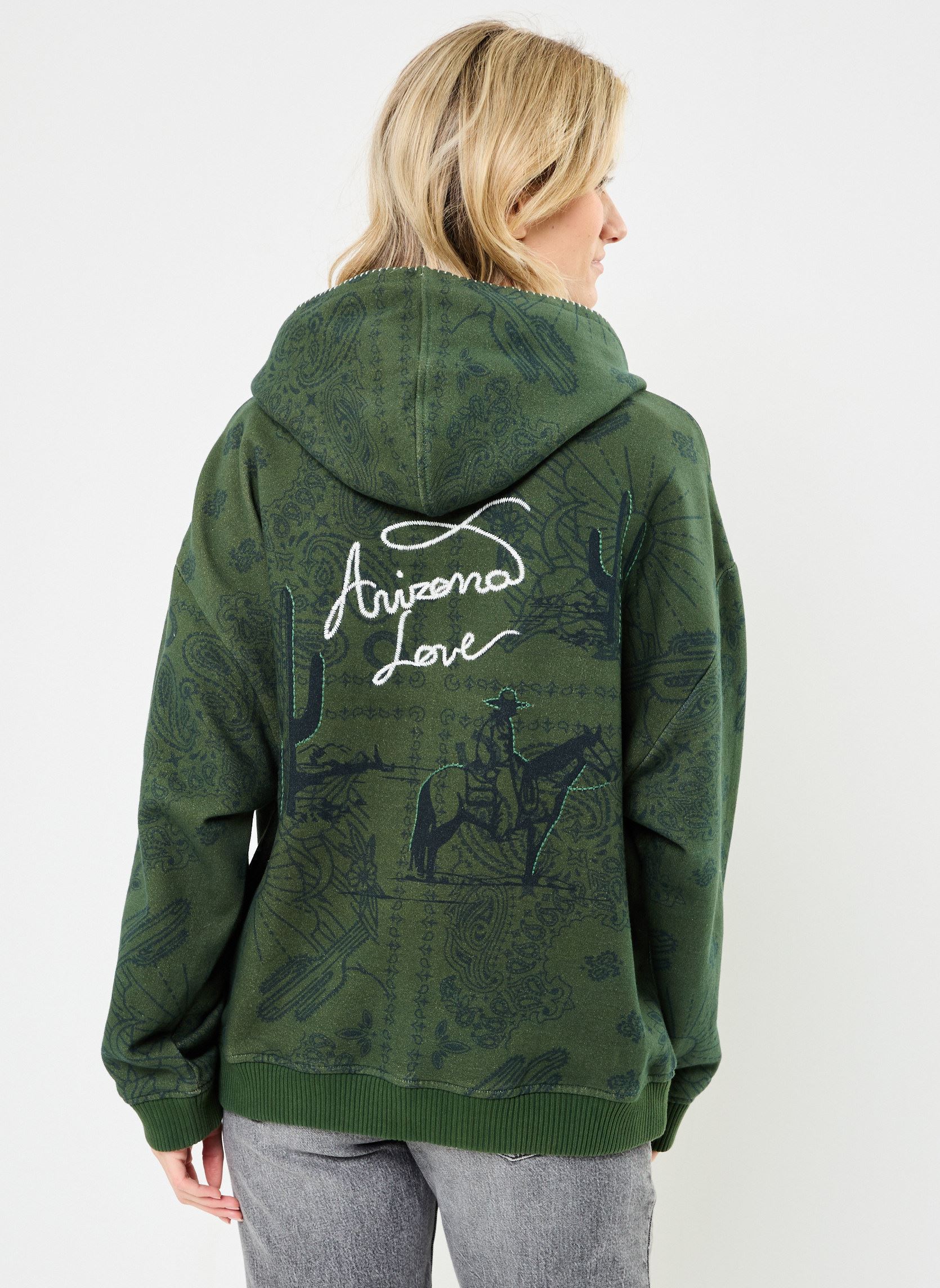 Kapuzenpullover Green Hoodie damen grün Arizona Love Kapuzenpullover Green Hoodie damen grün Green