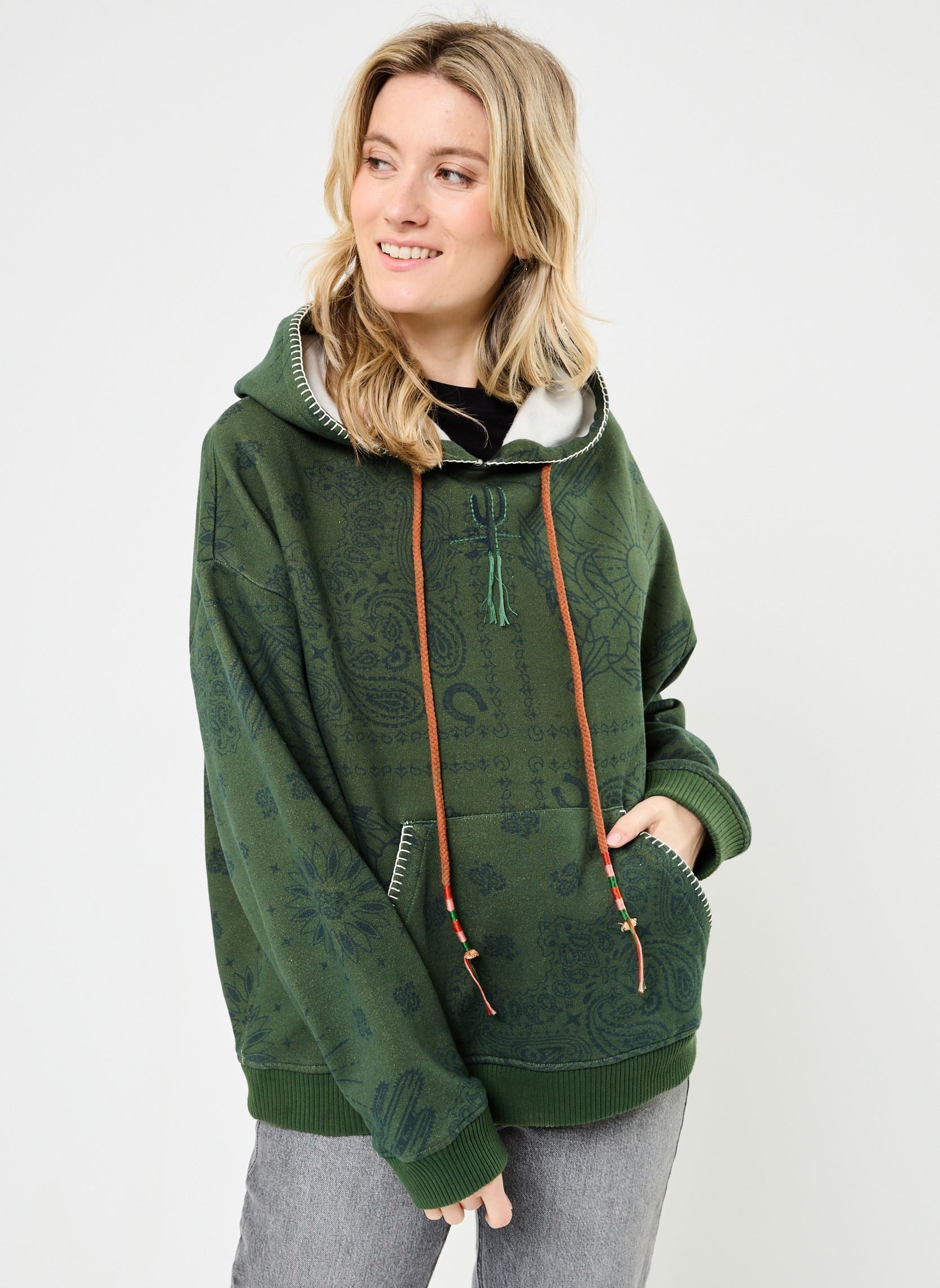 Kapuzenpullover Green Hoodie damen grün Arizona Love Kapuzenpullover Green Hoodie damen grün Green