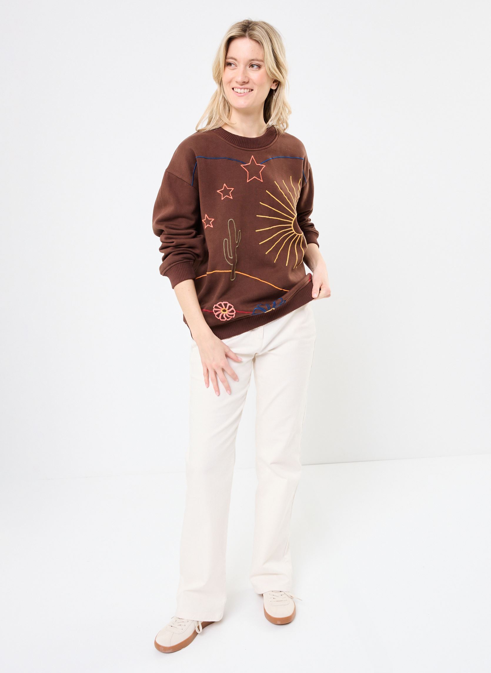 Sweatshirts Brown Sweat femme marron Arizona Love Sweatshirts Brown Sweat femme marron Brown