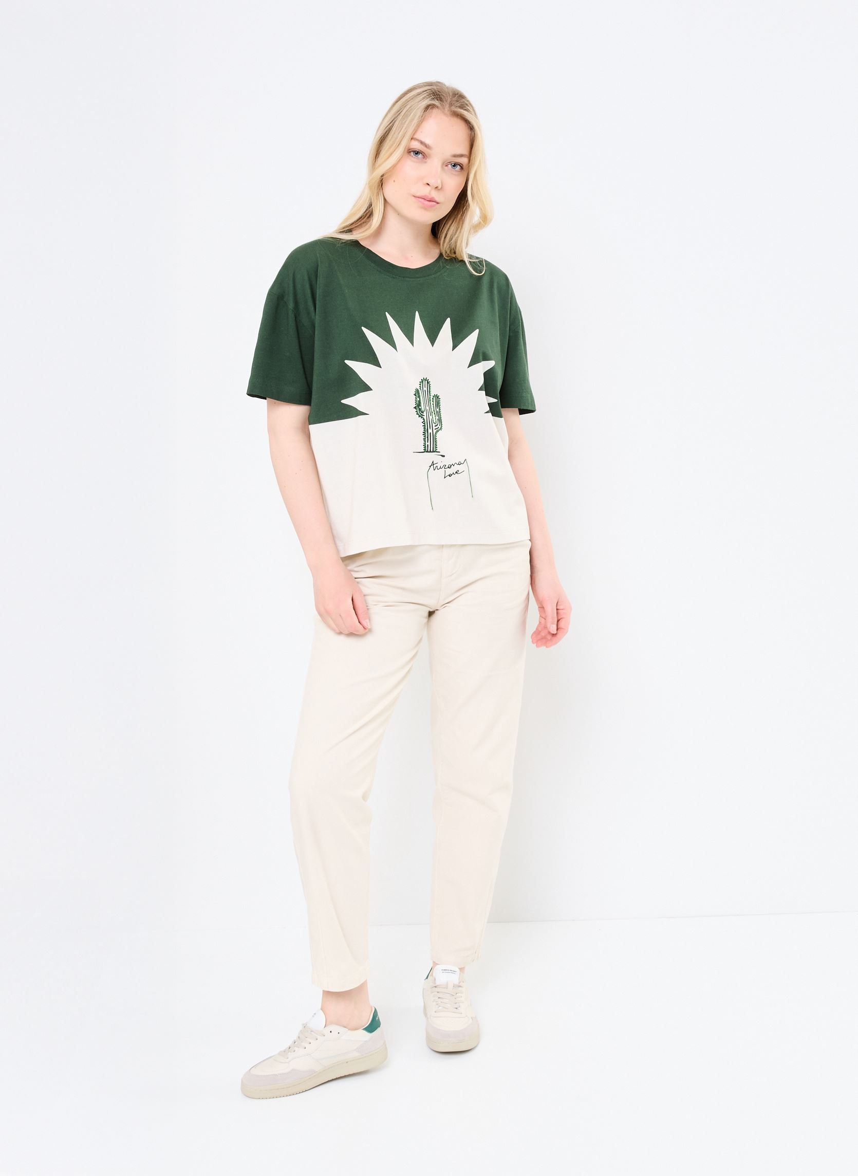 T-shirt a maniche corte T-Shirt Cactus Green donna verde Arizona Love T-shirt a maniche corte T-Shirt Cactus Green donna verde Green