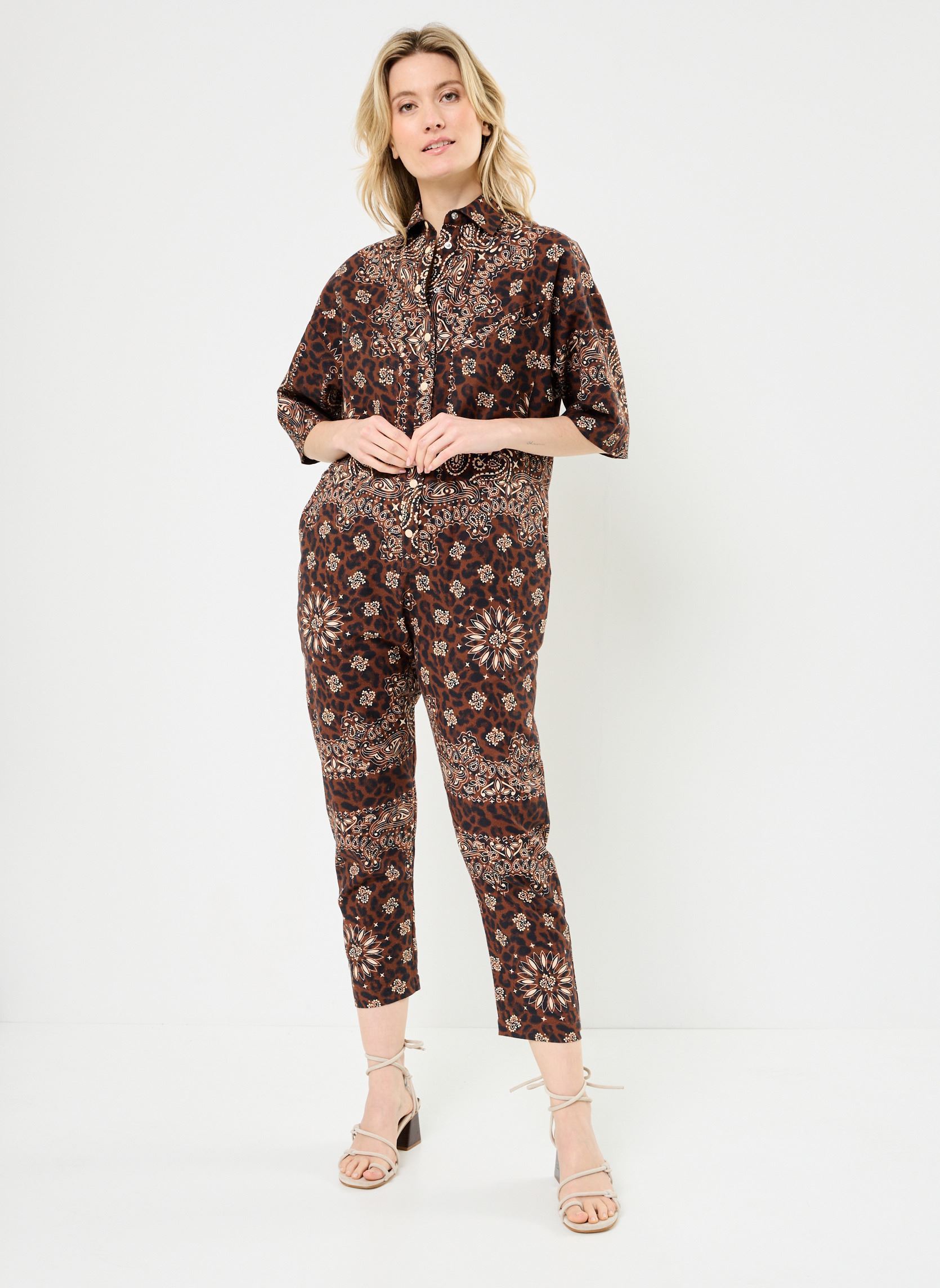 Jumpsuits Leopard Suit damen braun Arizona Love Jumpsuits Leopard Suit damen braun Brown