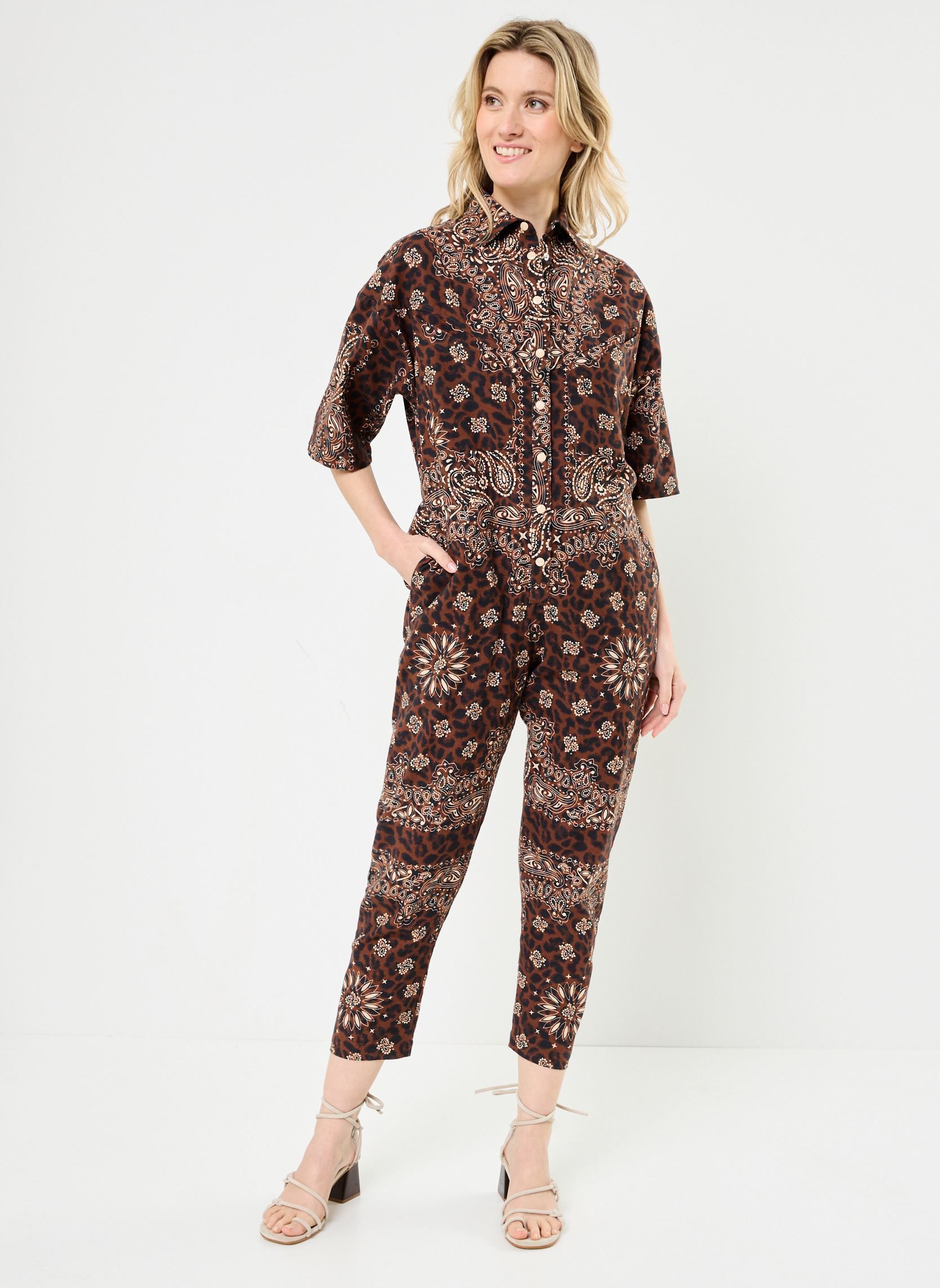 Jumpsuits Leopard Suit damen braun Arizona Love Jumpsuits Leopard Suit damen braun Brown