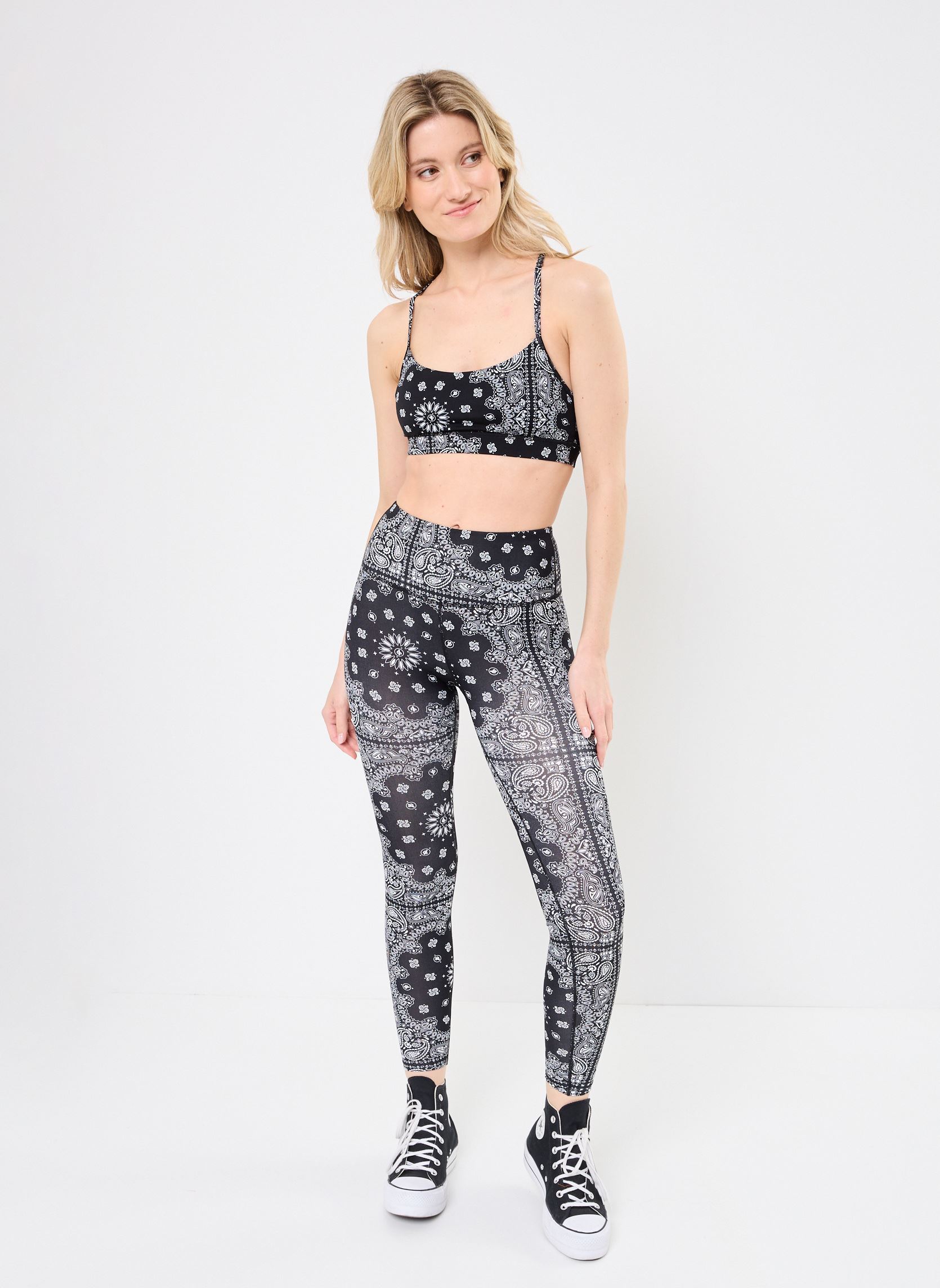 Leggings Yoga Legging Black Bandana femme noir Arizona Love Leggings Yoga Legging Black Bandana femme noir BLACK