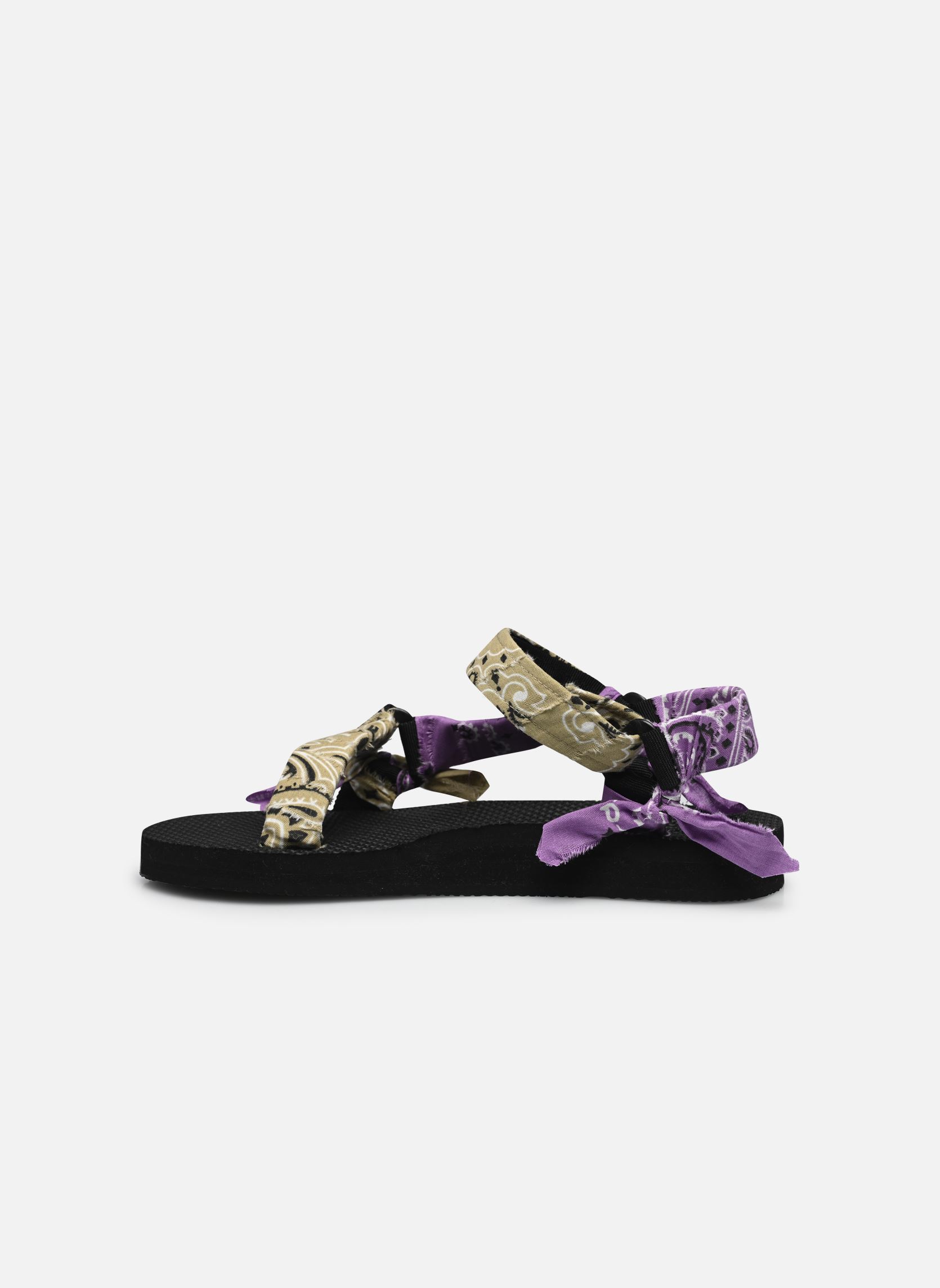 Sandales plates Trekky femme multicolore Arizona Love Sandales plates Trekky femme multicolore Kaki Violet
