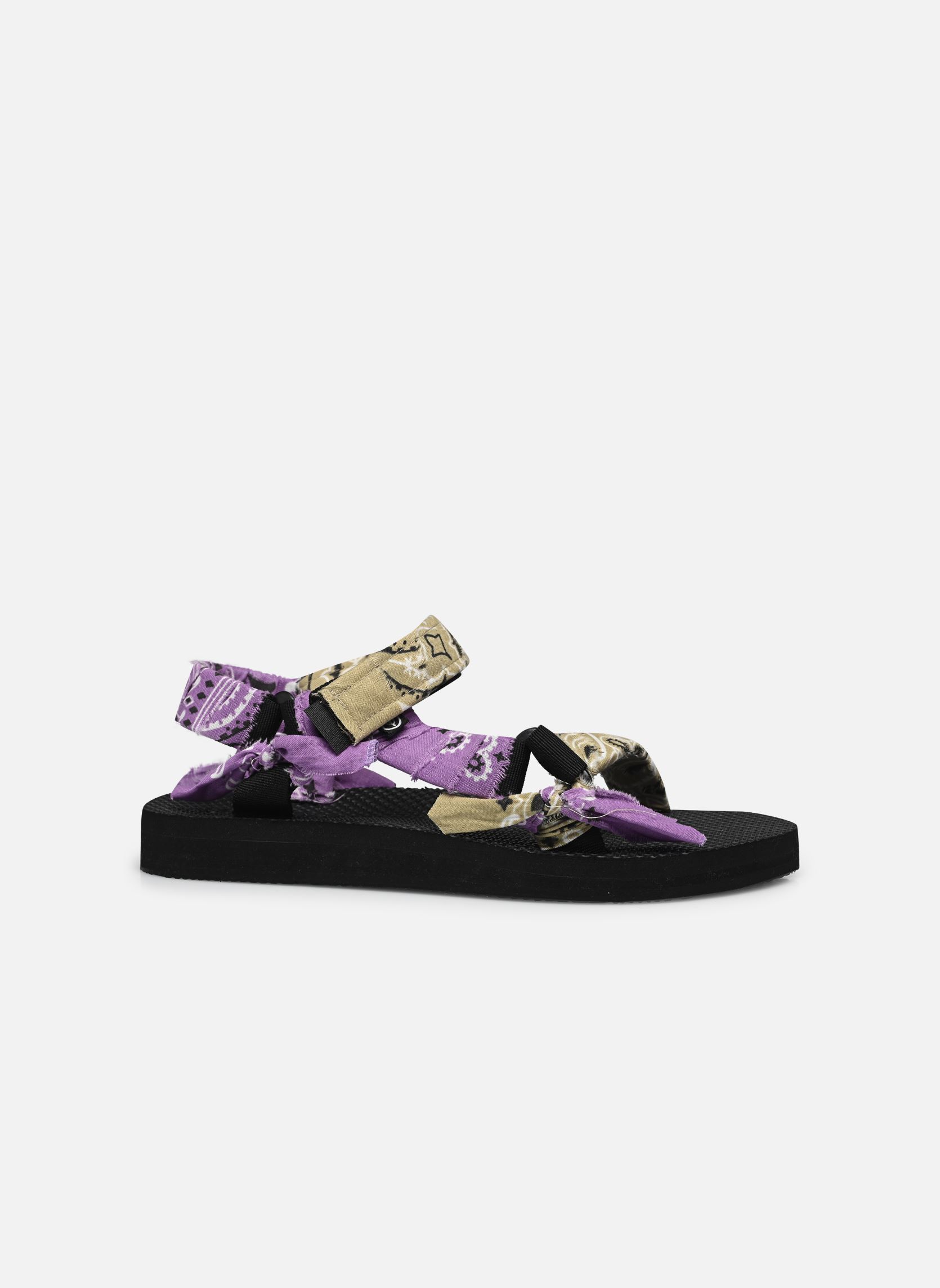 Sandales plates Trekky femme multicolore Arizona Love Sandales plates Trekky femme multicolore Kaki Violet
