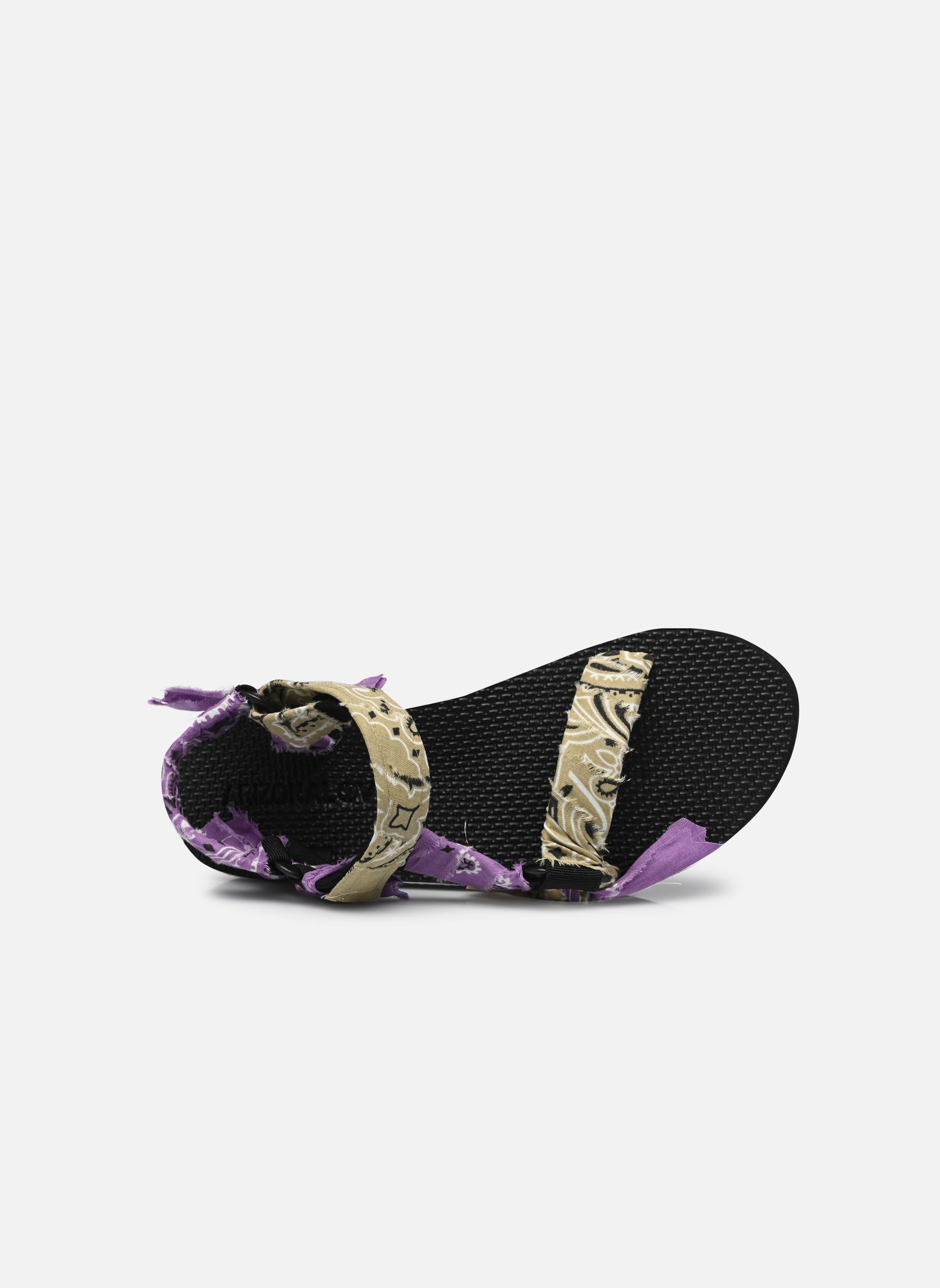 Sandales plates Trekky femme multicolore Arizona Love Sandales plates Trekky femme multicolore Kaki Violet