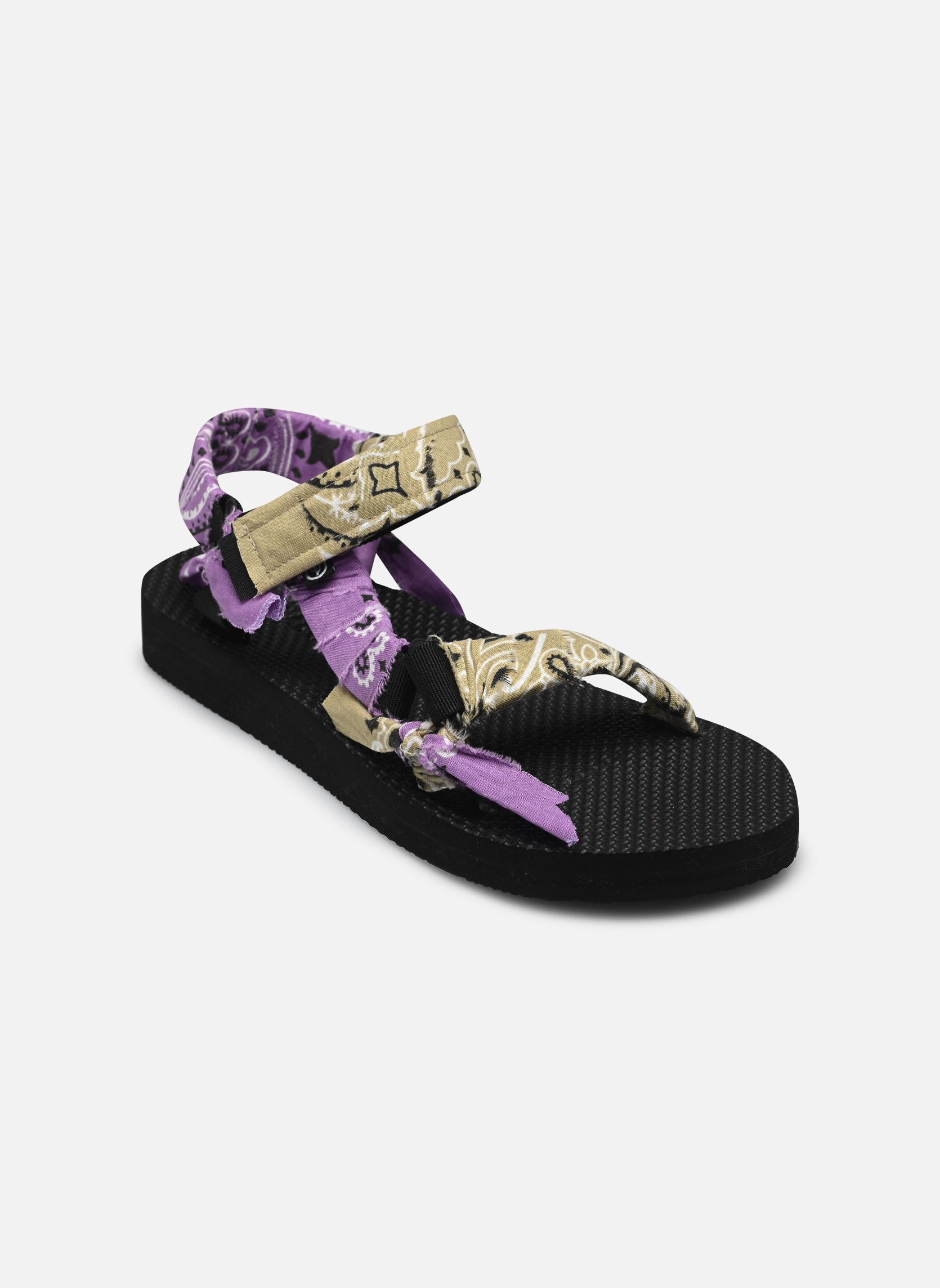 Sandales plates Trekky femme multicolore Arizona Love Sandales plates Trekky femme multicolore Kaki Violet