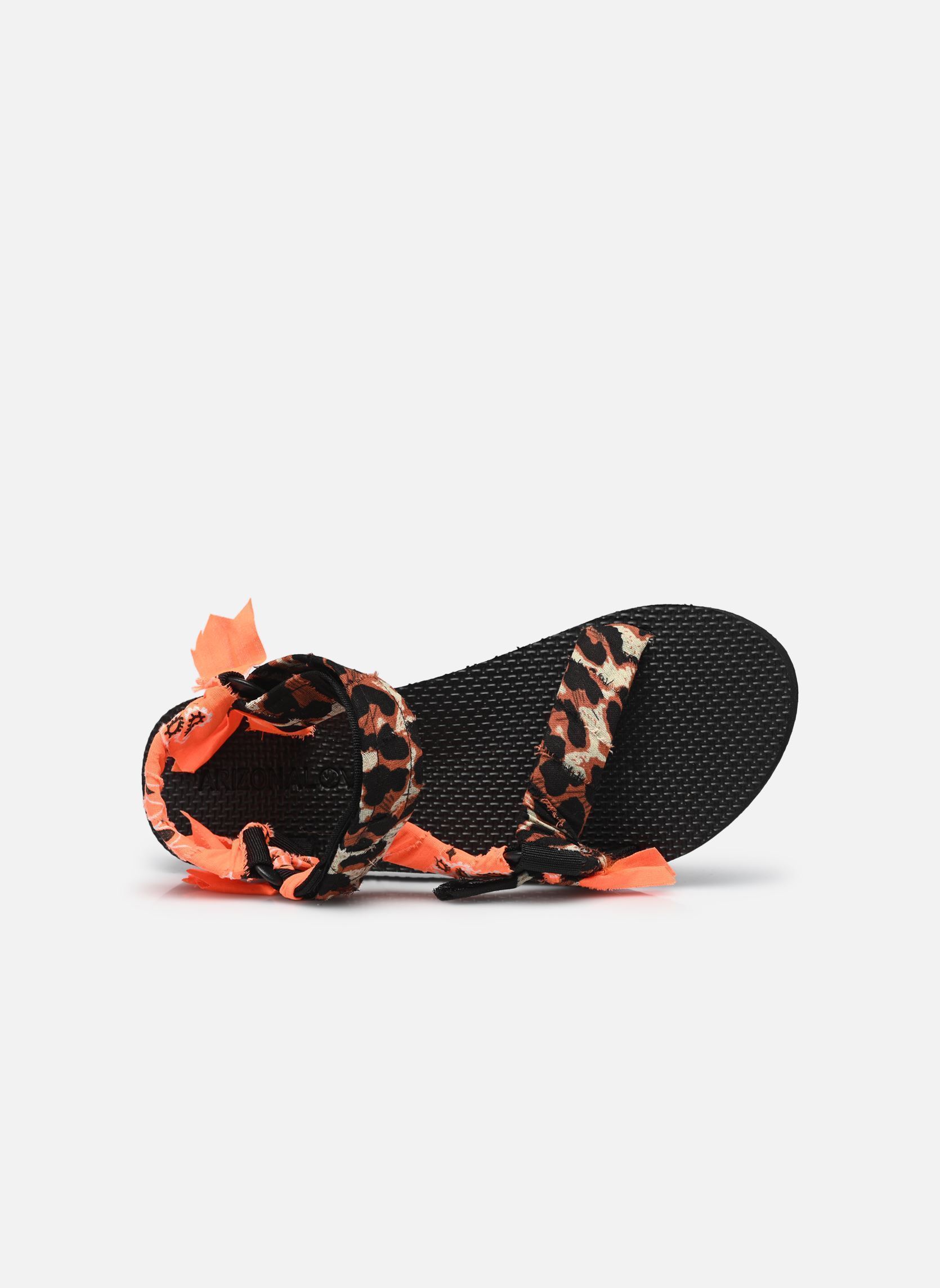 Flache Sandalen Trekky Leopard Print damen orange Arizona Love Flache Sandalen Trekky Leopard Print damen orange Leopard Orange