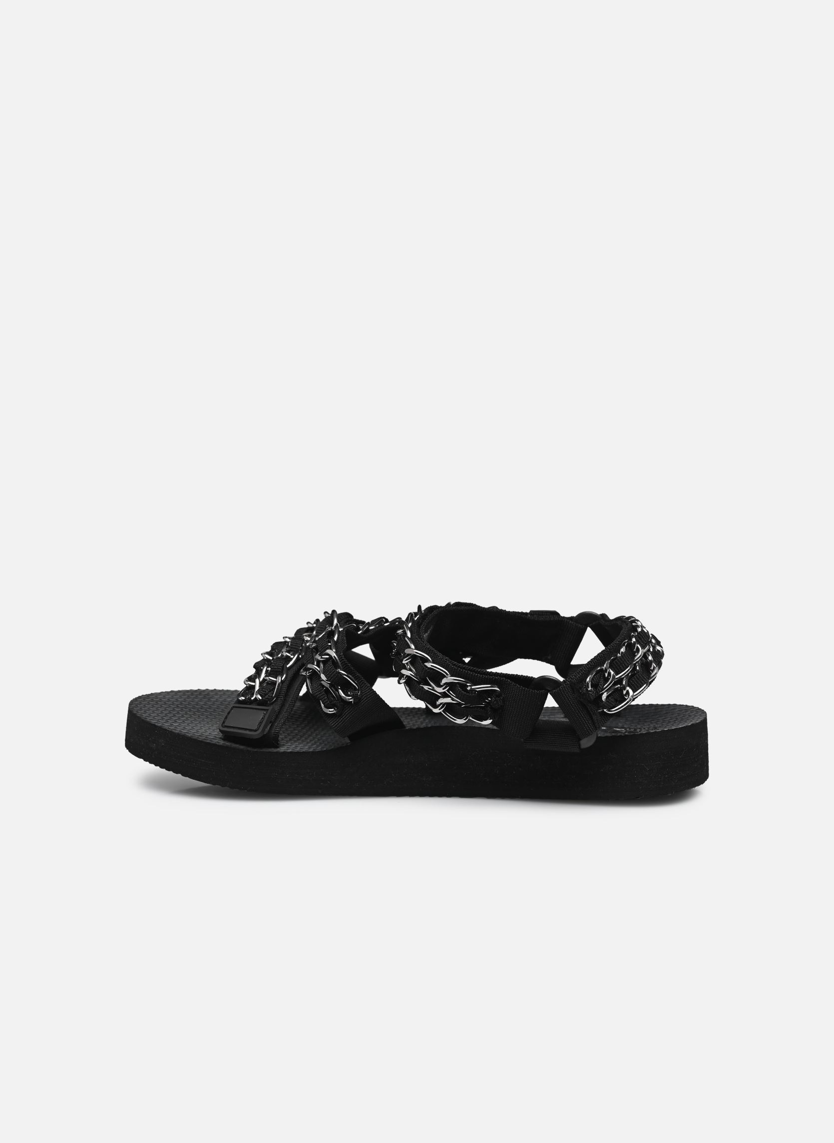 Sandali piatti Trekky Trio Chain donna nero Arizona Love Sandali piatti Trekky Trio Chain donna nero Noir