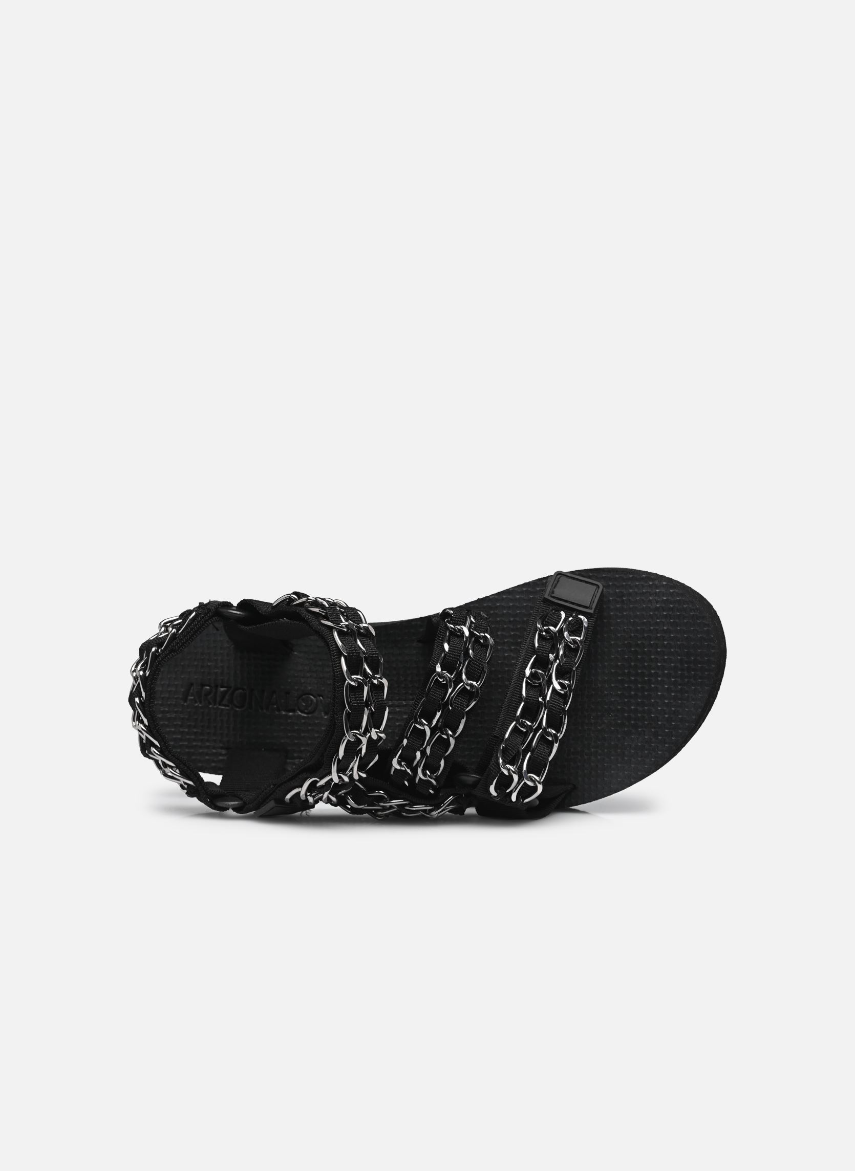 Sandali piatti Trekky Trio Chain donna nero Arizona Love Sandali piatti Trekky Trio Chain donna nero Noir