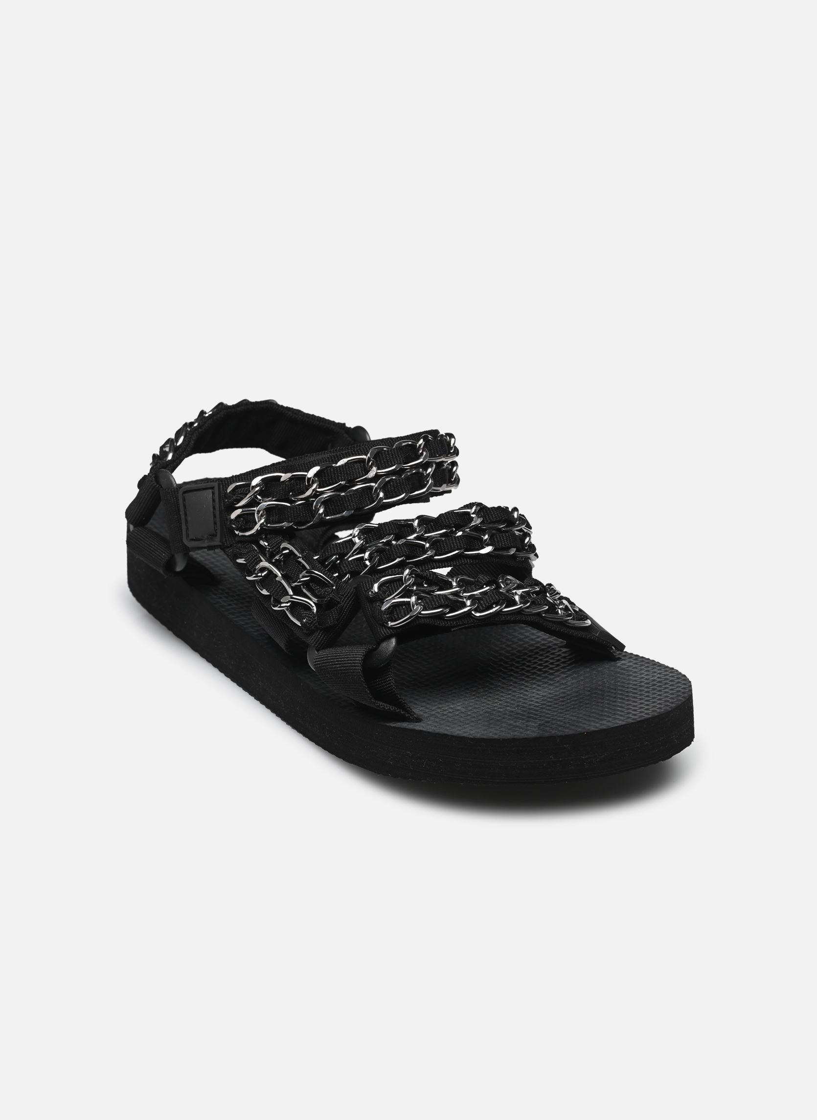 Sandali piatti Trekky Trio Chain donna nero Arizona Love Sandali piatti Trekky Trio Chain donna nero Noir