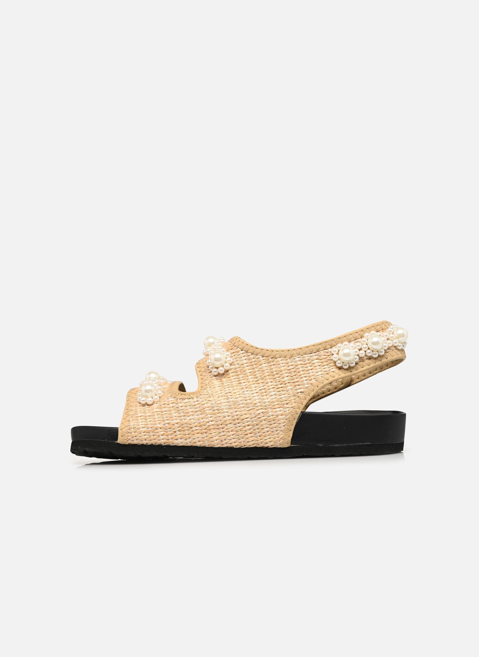 Sandales plates Apache Raffia femme beige Arizona Love Sandales plates Apache Raffia femme beige PEARL