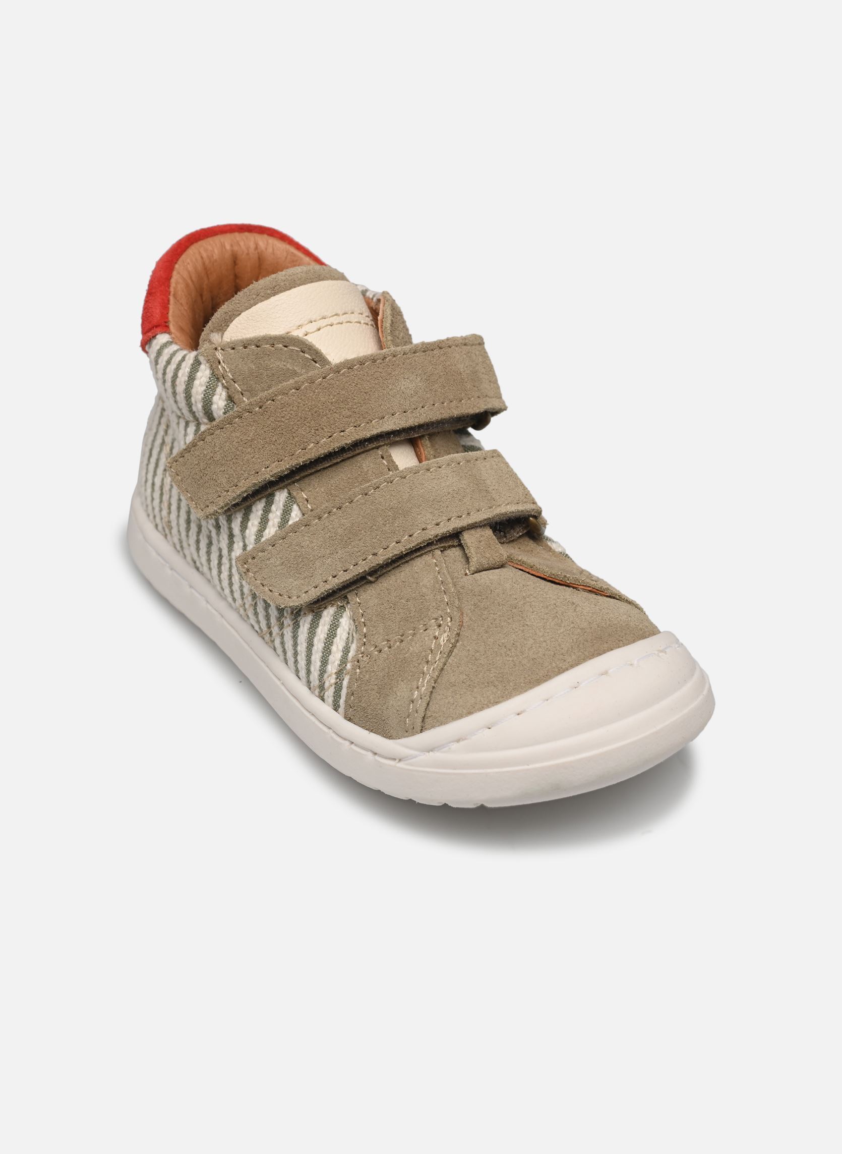 Baskets Thor v garçon vert Bisgaard Baskets Thor v garçon vert SAGE STRIPES
