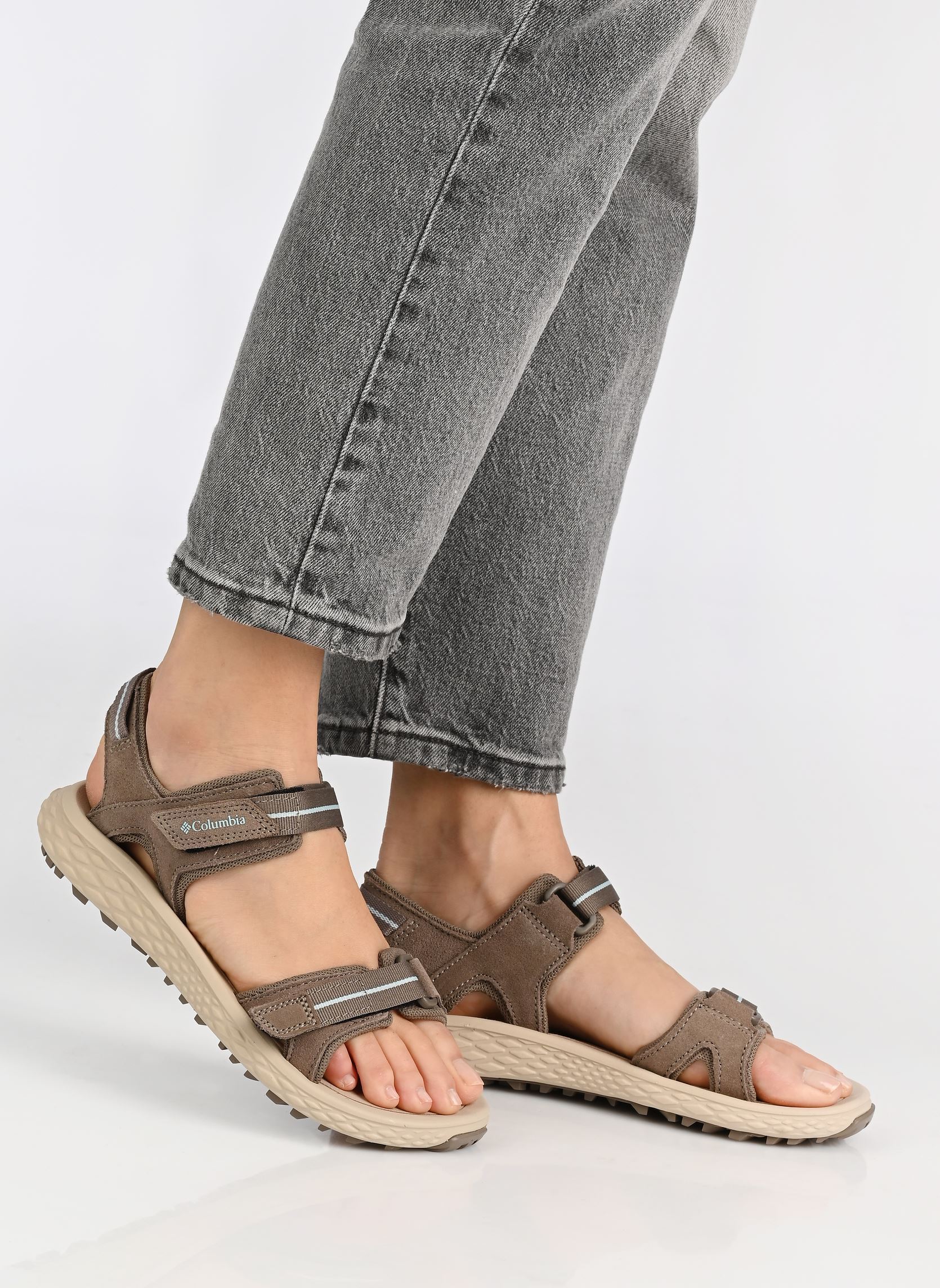 Sandales KONOS HIKER 2-STRAP femme marron Columbia Sandales KONOS HIKER 2-STRAP femme marron Wet Sand, Marine Light