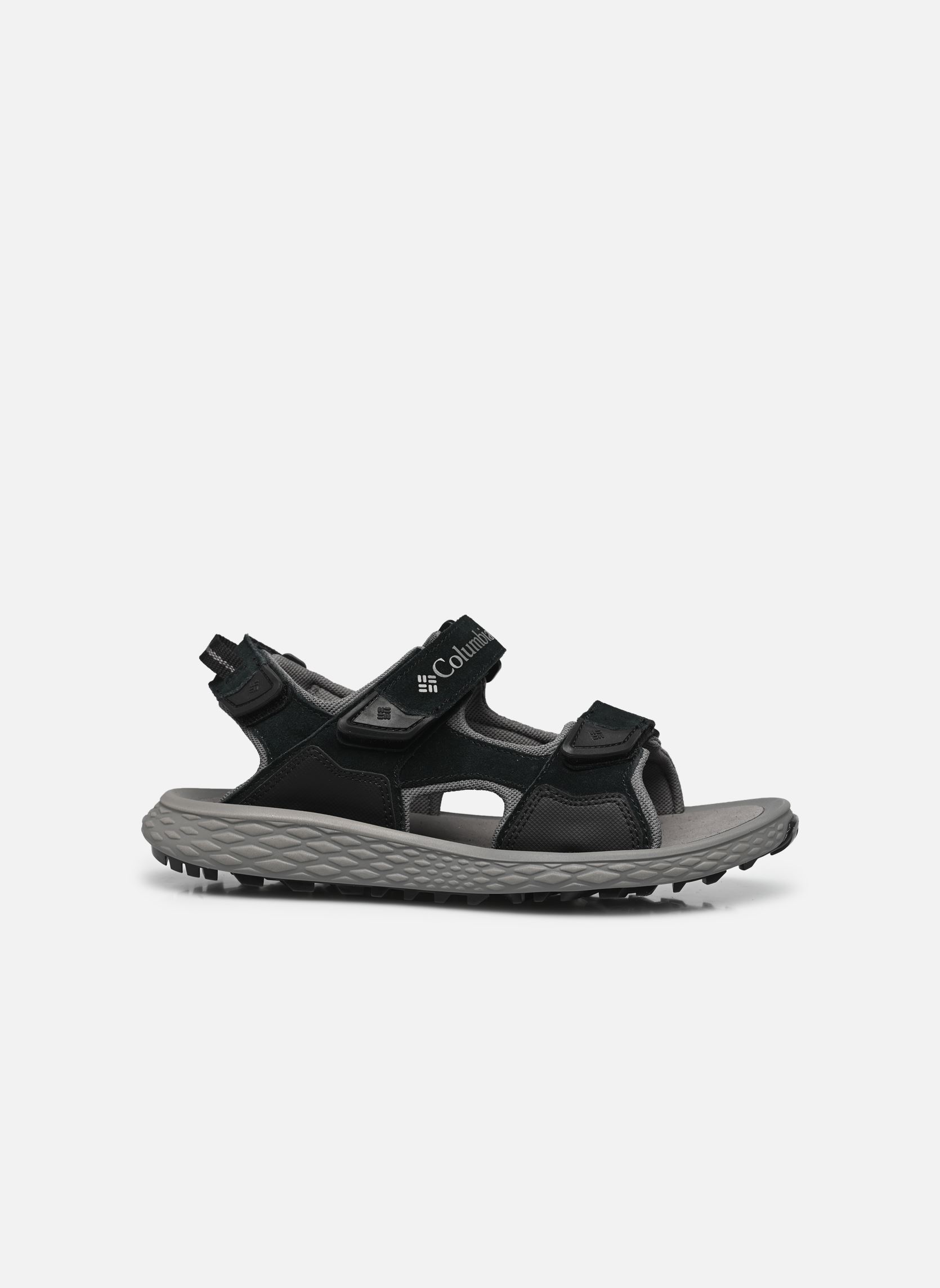 Sandalen und Pantoletten KONOS HIKER 3-STRAP herren schwarz Columbia Sandalen und Pantoletten KONOS HIKER 3-STRAP herren schwarz Black, City Grey
