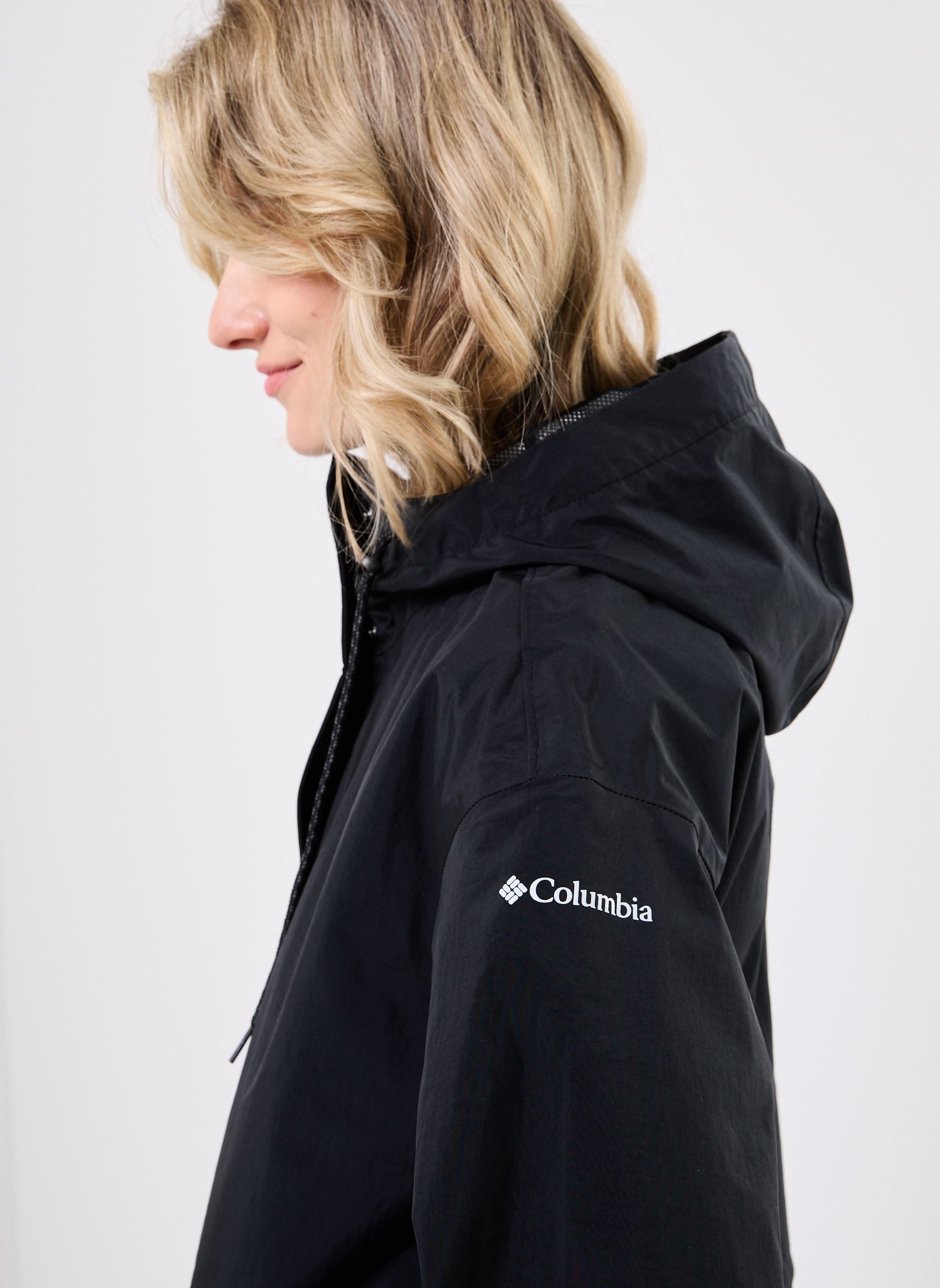 Windjacks Splash Side II Jacket dames zwart Columbia Windjacks Splash Side II Jacket dames zwart BLACK CRINKLE