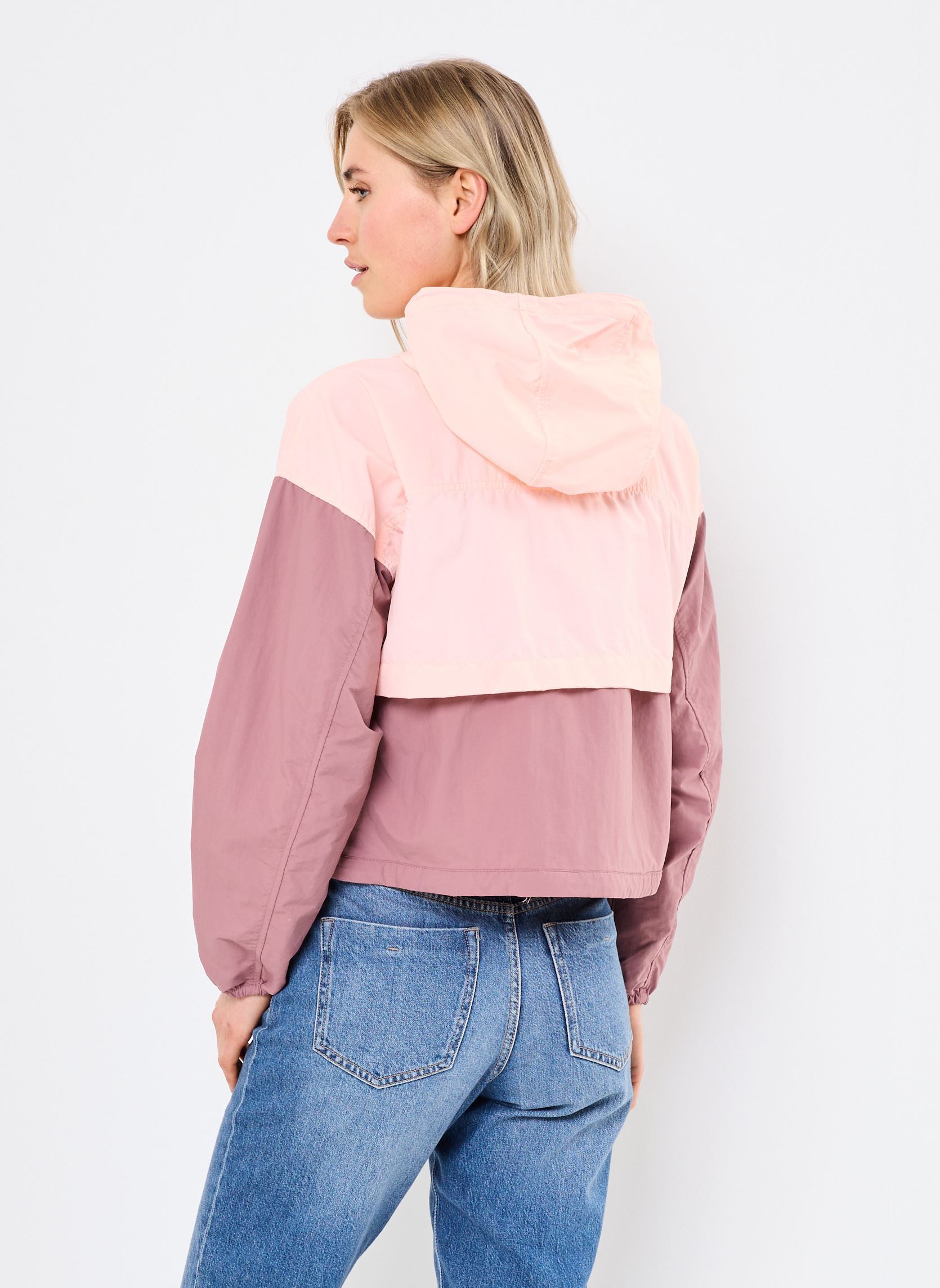 Windjacks Spire Valley Cropped Windbreaker dames roze Columbia Windjacks Spire Valley Cropped Windbreaker dames roze PINK SAND, FIG