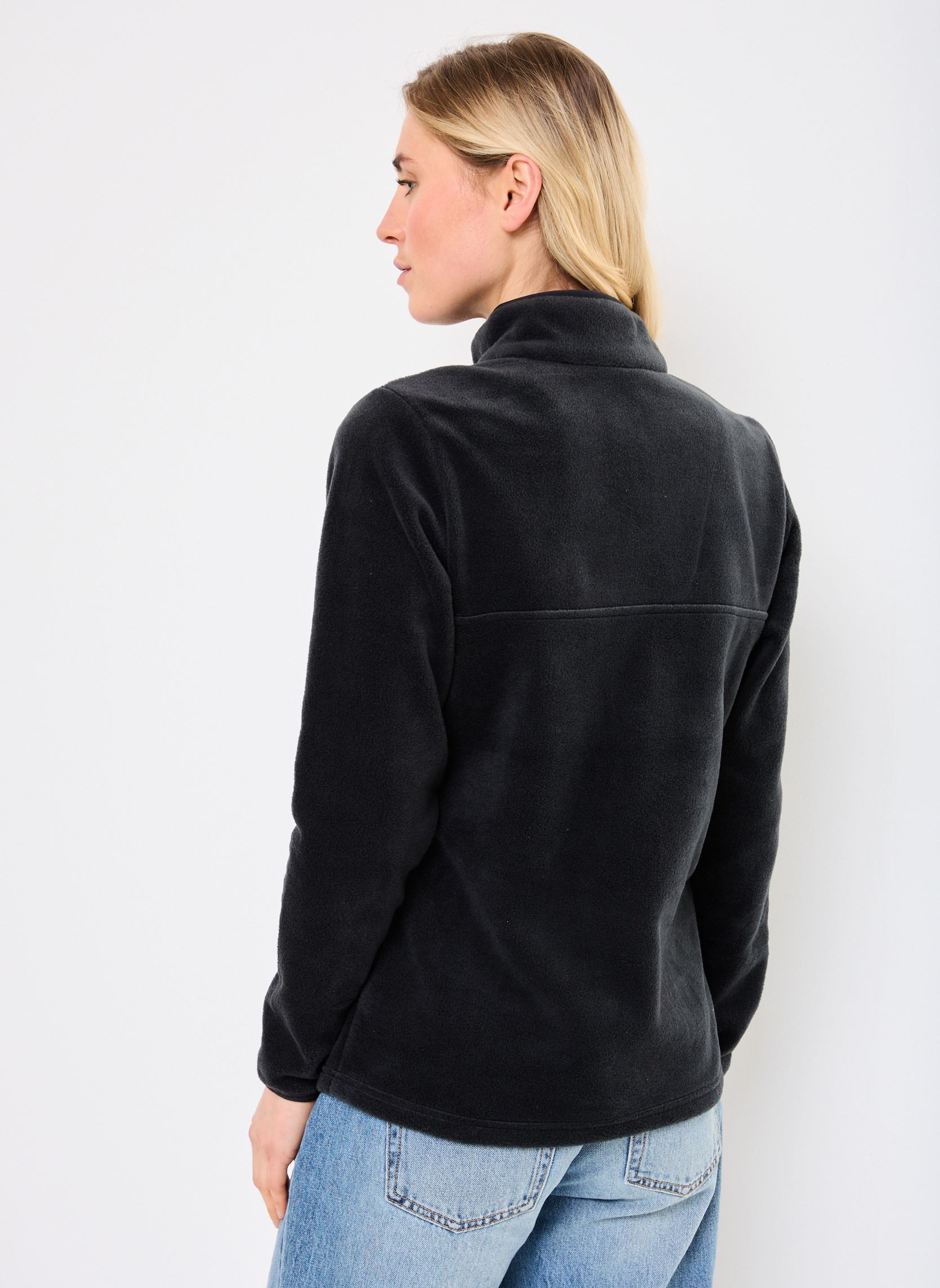 Pulls polaire Benton Springs 1/2 Snap Pull Over II femme noir Columbia Pulls polaire Benton Springs 1/2 Snap Pull Over II femme noir Black