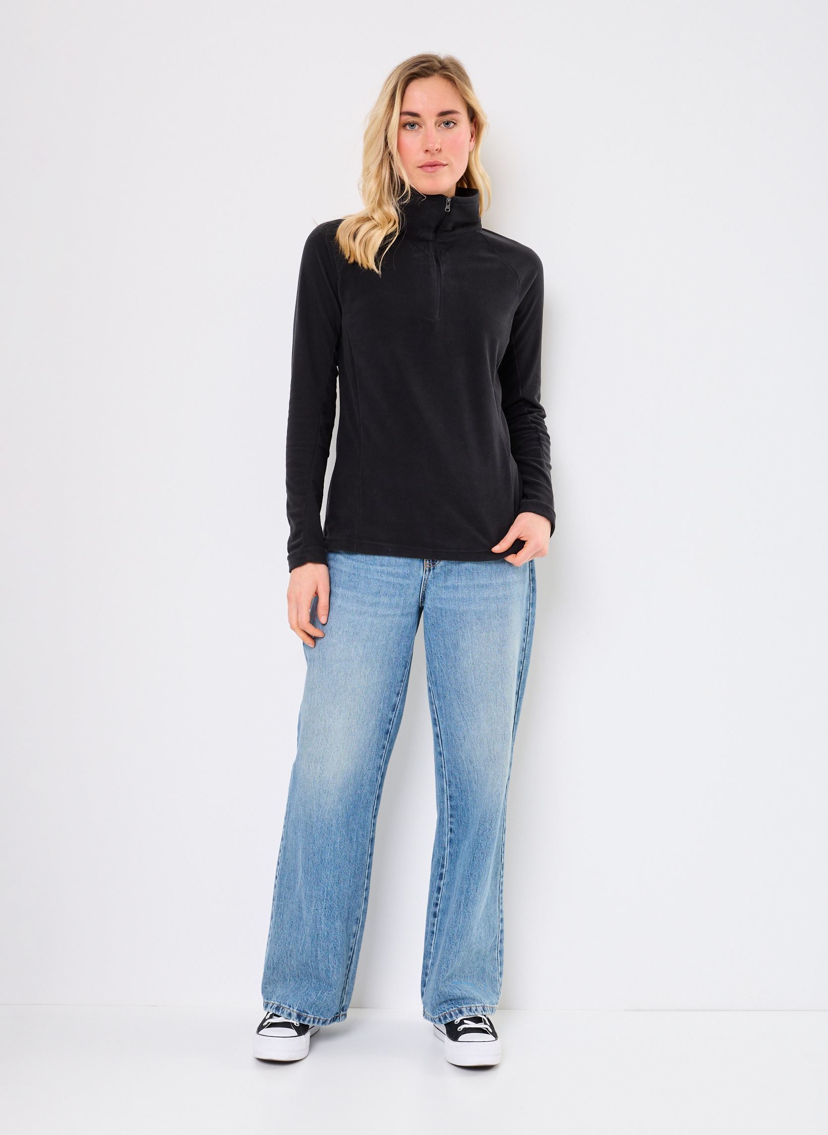 Pulls polaire Glacial IV 1/2 Zip femme noir Columbia Pulls polaire Glacial IV 1/2 Zip femme noir BLACK