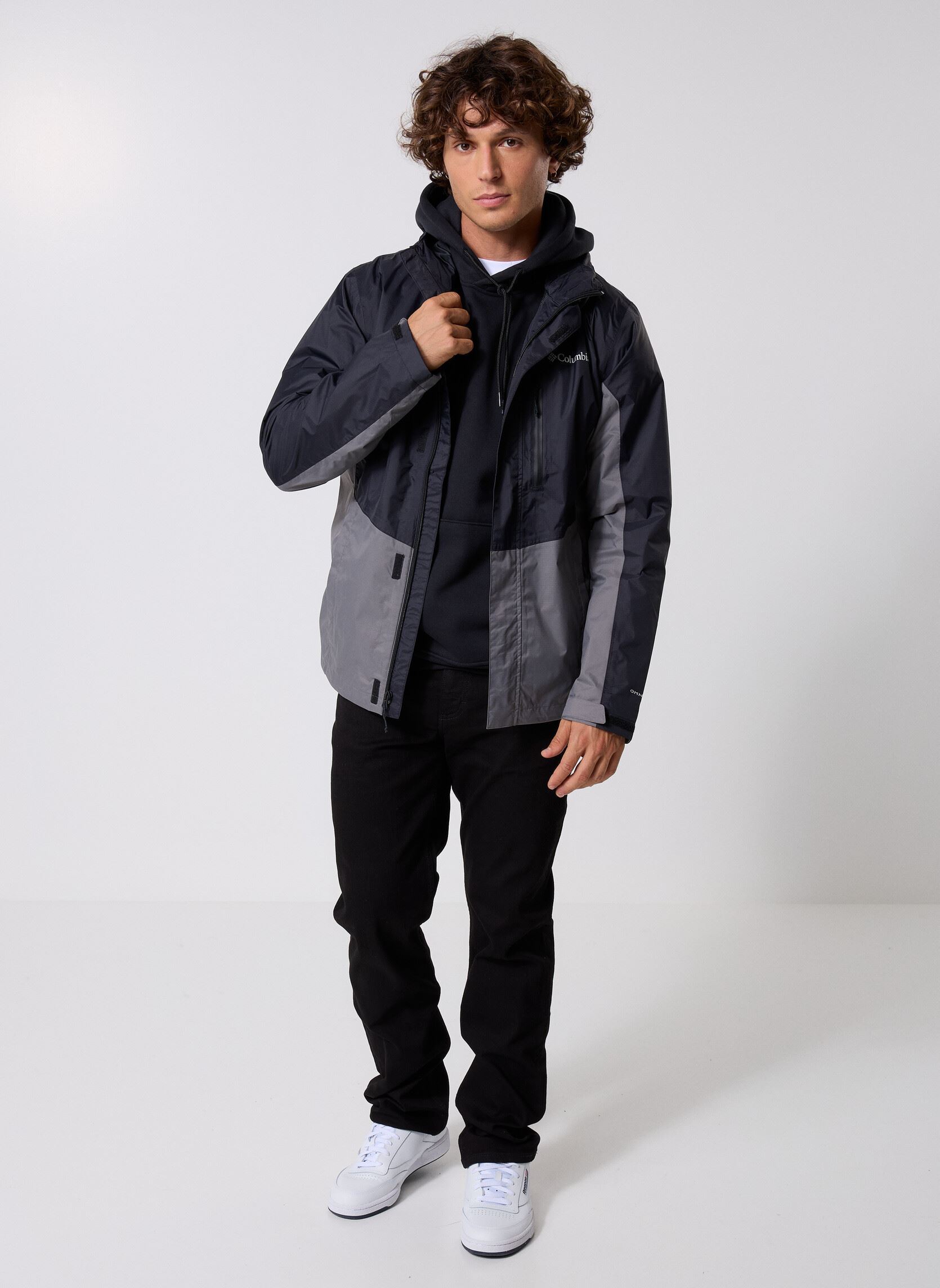 Vestes imperméables Pouring Adventure III Jacket homme gris Columbia Vestes imperméables Pouring Adventure III Jacket homme gris BLACK, CITY GREY
