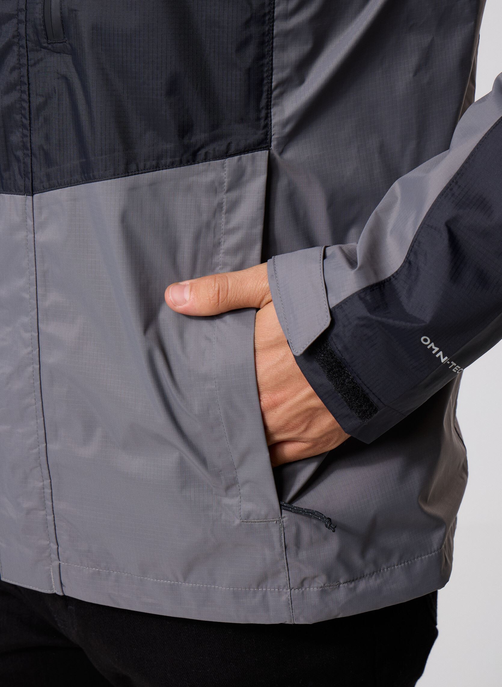 Vestes imperméables Pouring Adventure III Jacket homme gris Columbia Vestes imperméables Pouring Adventure III Jacket homme gris BLACK, CITY GREY