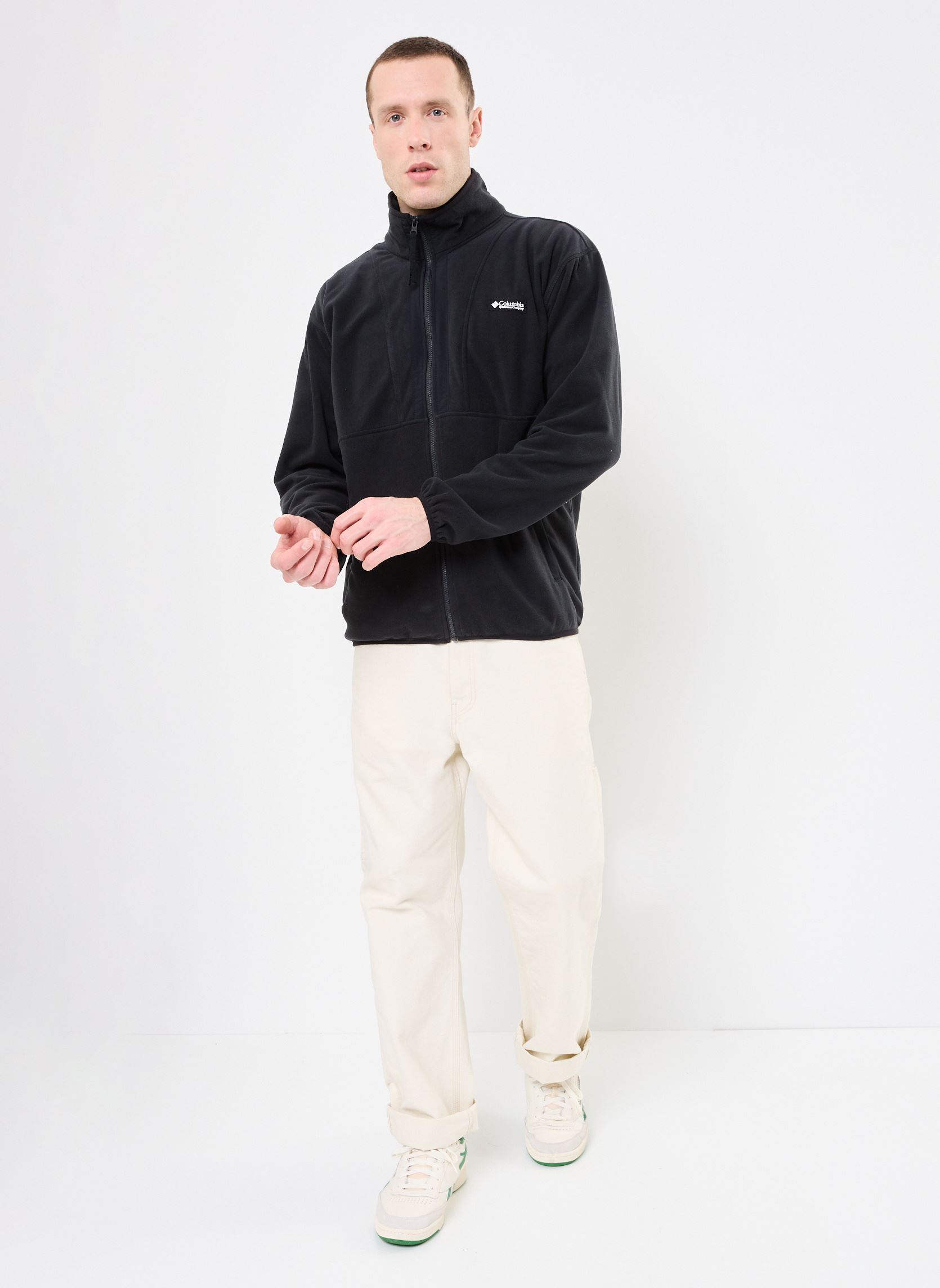 Pulls polaires Backbowl II Lightweight Full Zip Fleece homme noir Columbia Pulls polaires Backbowl II Lightweight Full Zip Fleece homme noir BLACK