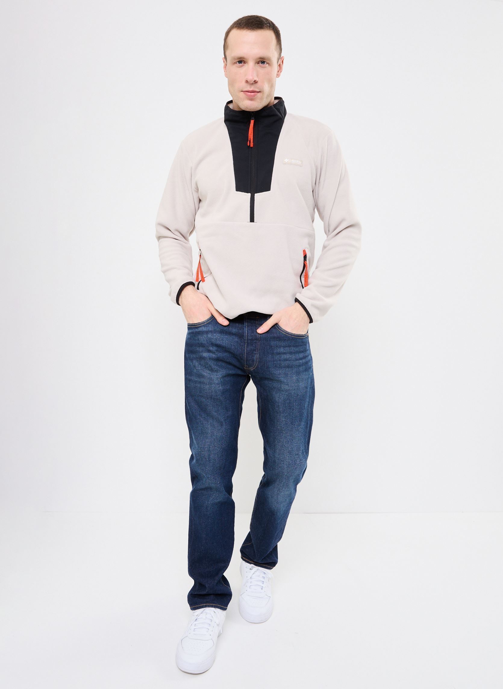 Pulls polaires Sequoia Grove Half Zip Fleece homme gris Columbia Pulls polaires Sequoia Grove Half Zip Fleece homme gris DARK STONE, BLACK