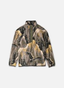 Vestes polaires Helvetia II Printed Half Snap Fleece homme vert