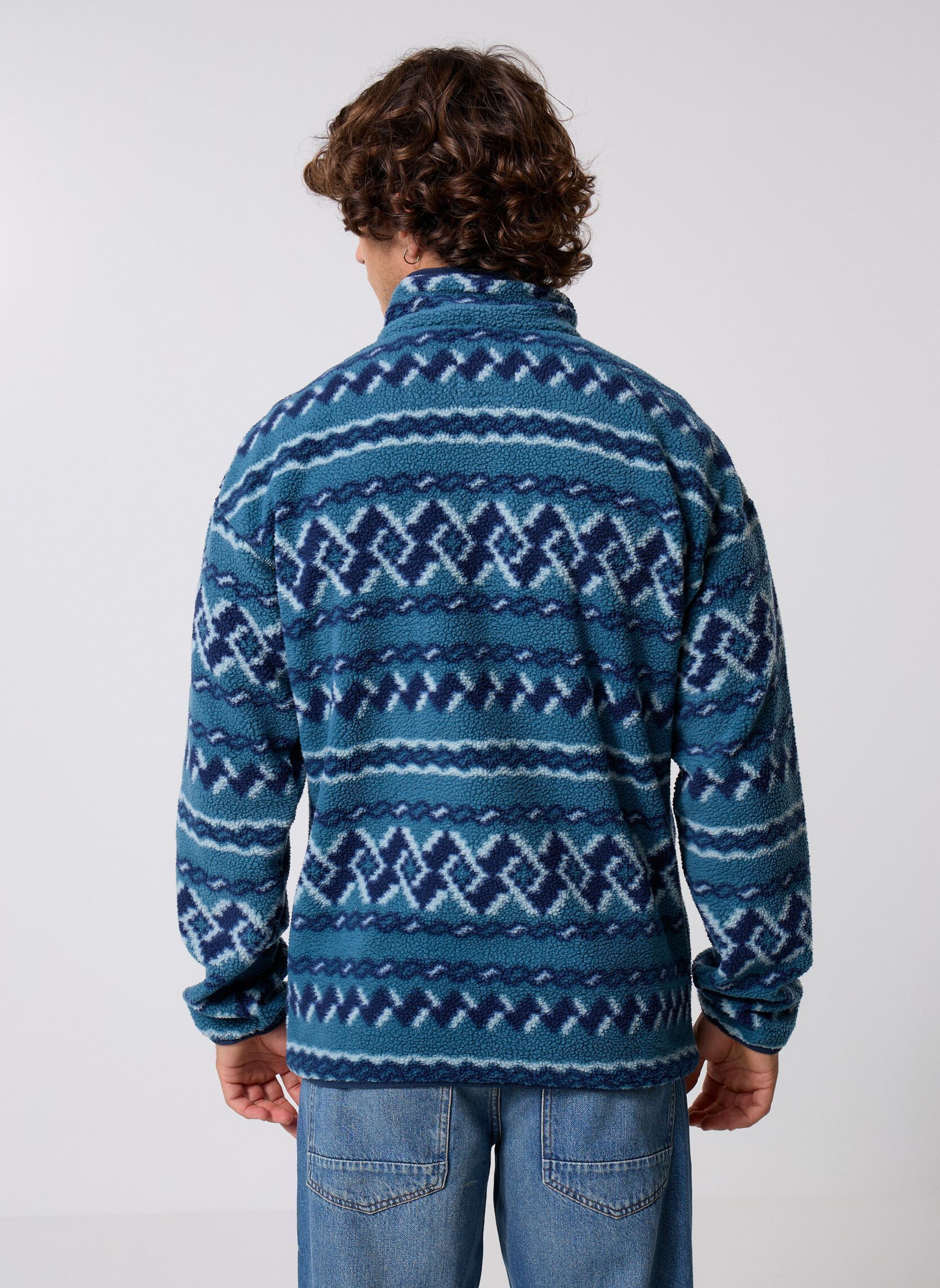 Pulls polaires Helvetia II Printed Half Snap Fleece homme bleu Columbia Pulls polaires Helvetia II Printed Half Snap Fleece homme bleu EVERBLUE KNITKNOT