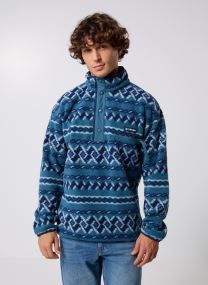 Pulls polaires Helvetia II Printed Half Snap Fleece homme marron