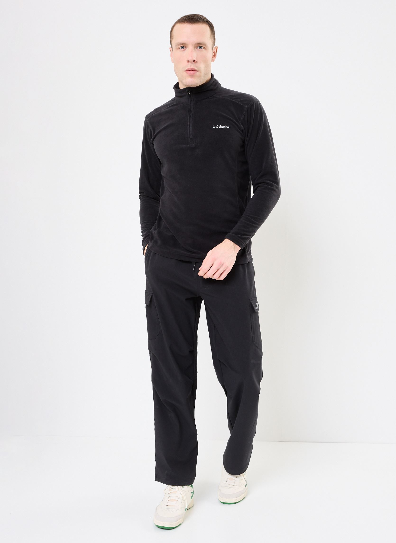 Fleece-Pullover Klamath Range II Half Zip herren schwarz Columbia Fleece-Pullover Klamath Range II Half Zip herren schwarz Black