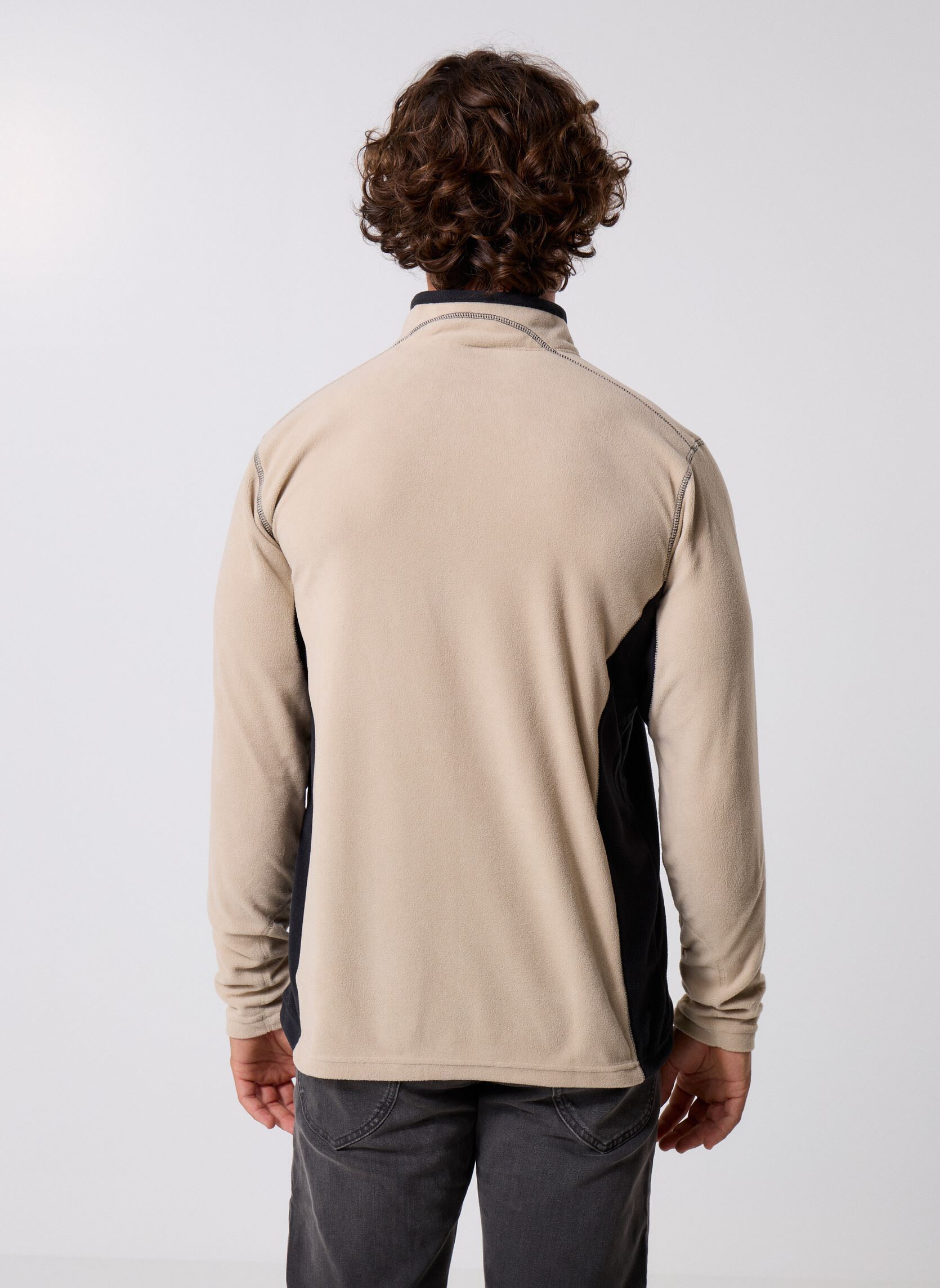 Fleece-Pullover Klamath Range II Half Zip herren beige Columbia Fleece-Pullover Klamath Range II Half Zip herren beige ANCIENT FOSSIL, BLACK