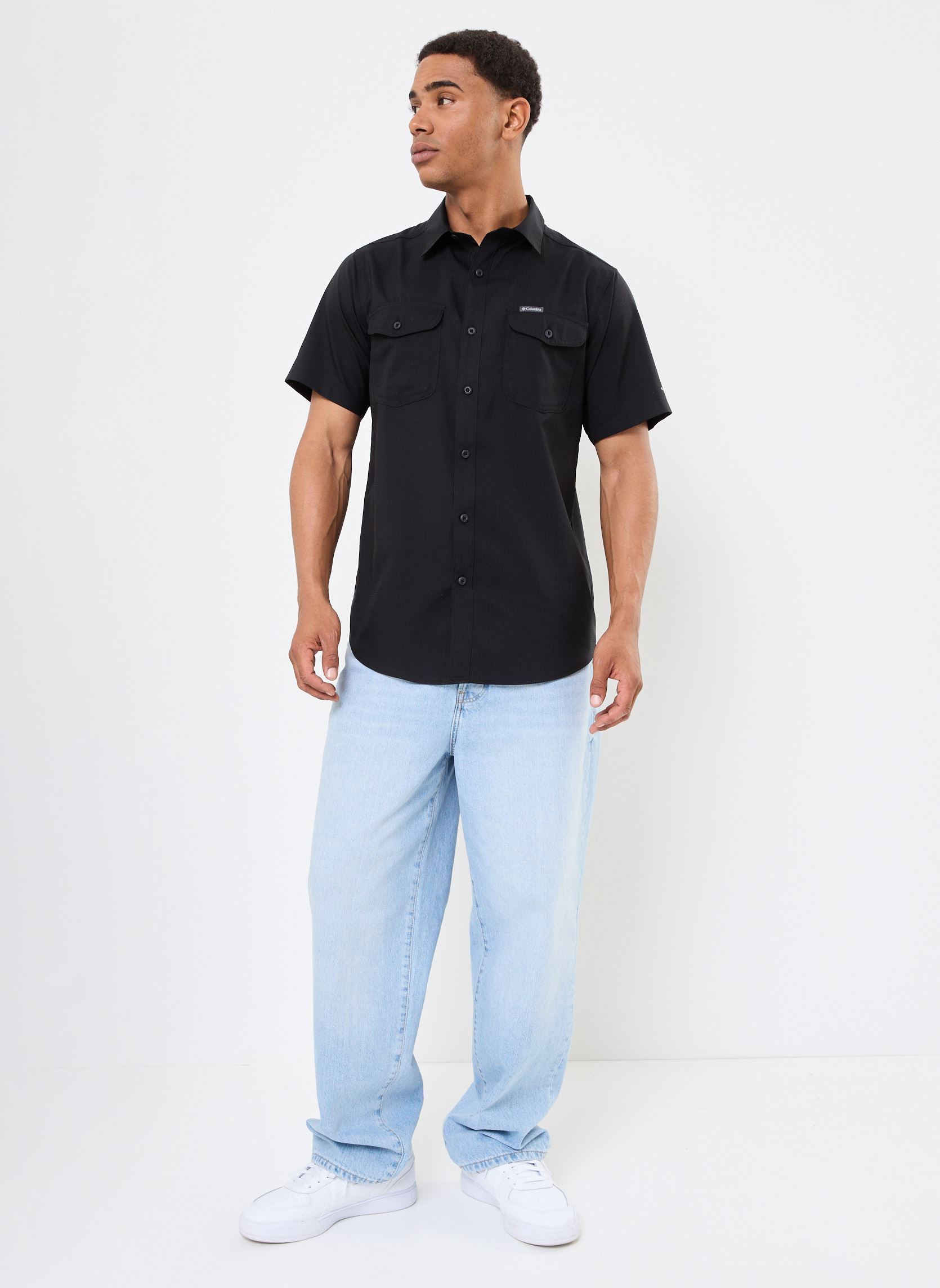 Hemden Utilizer II Solid Short Sleeve Shirt herren grün Columbia Hemden Utilizer II Solid Short Sleeve Shirt herren grün BLACK