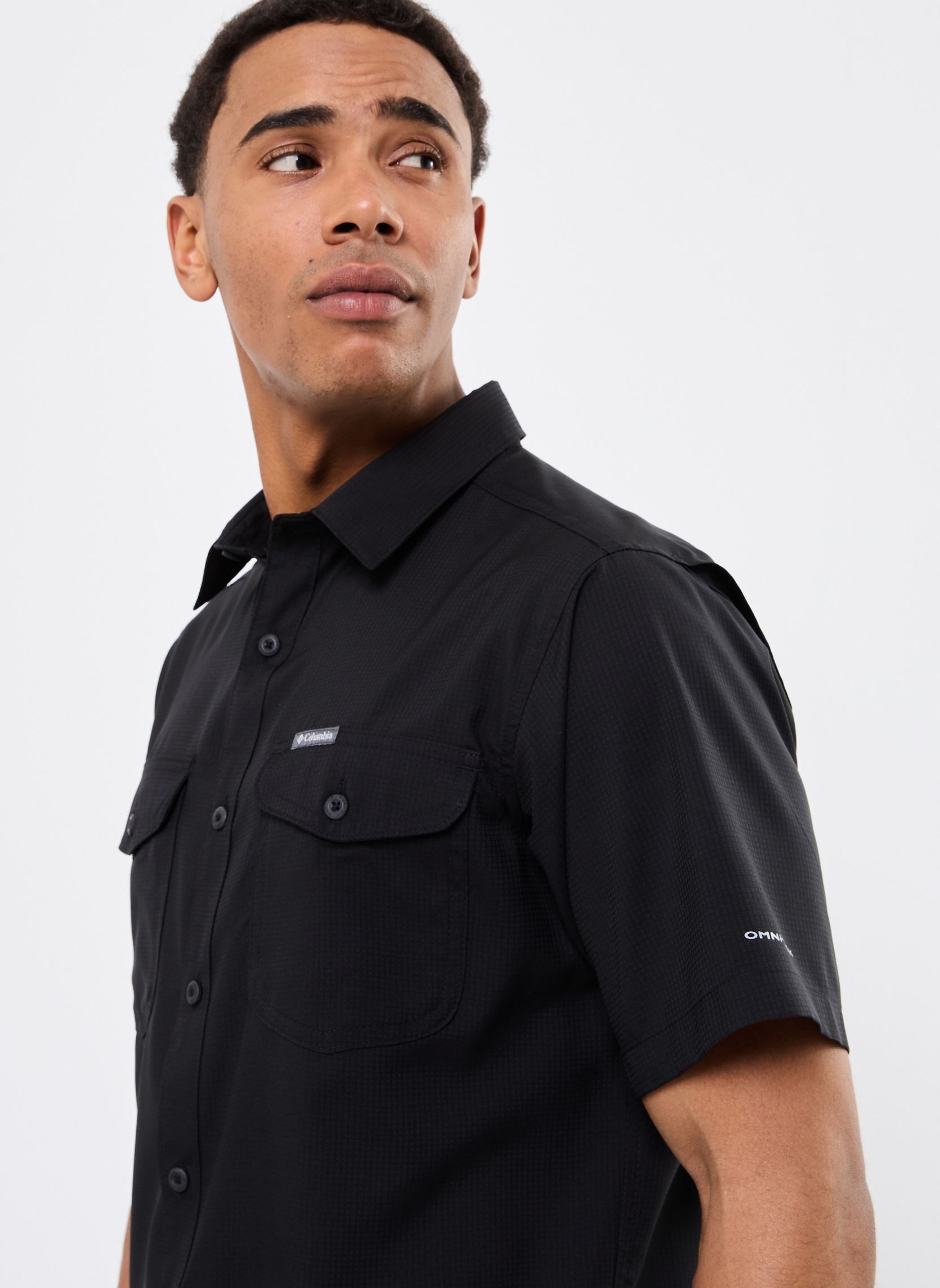 Hemden Utilizer II Solid Short Sleeve Shirt herren grün Columbia Hemden Utilizer II Solid Short Sleeve Shirt herren grün BLACK