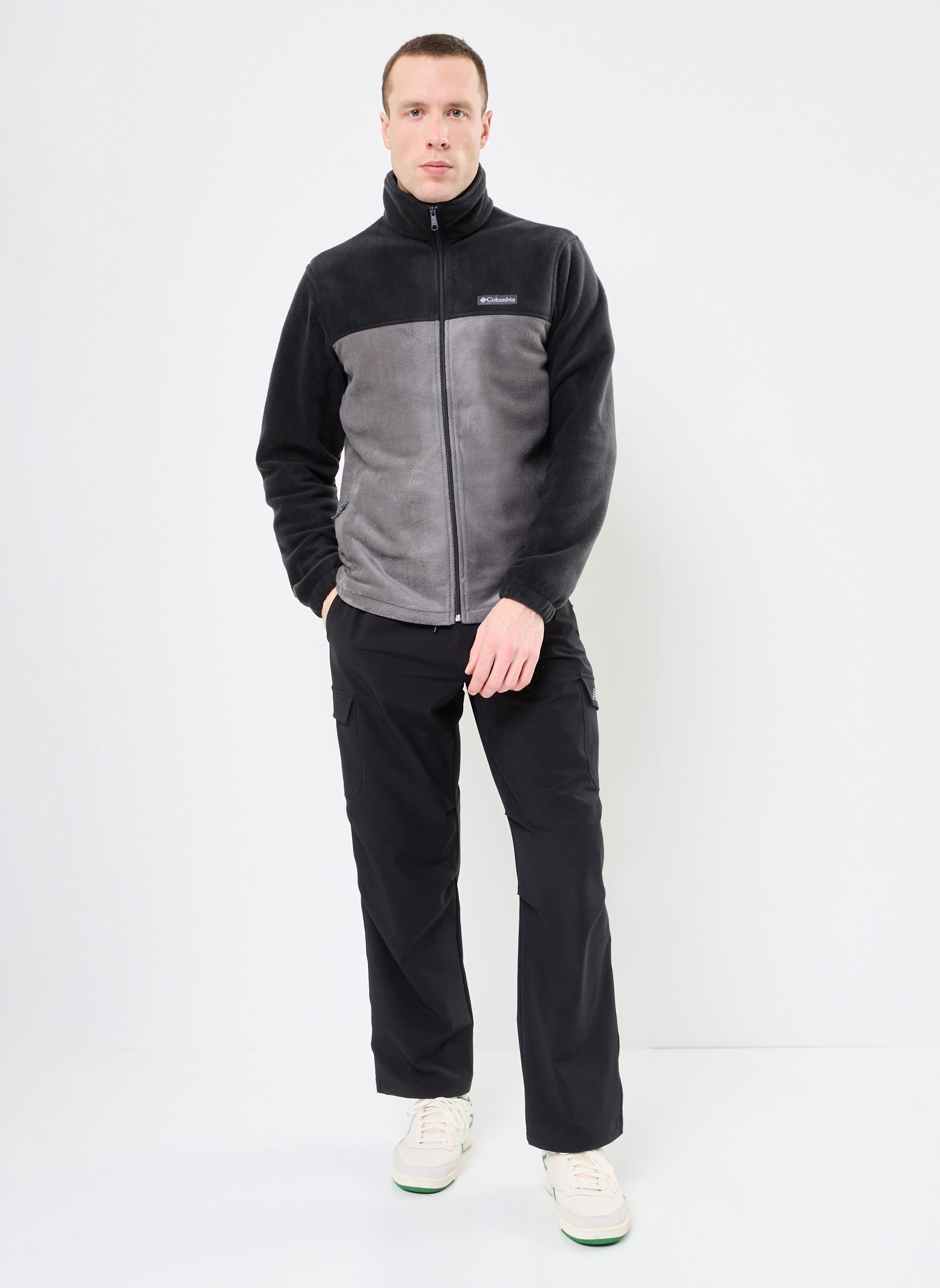 Fleece-Pullover Steens Mountains Full Zip 2.0 herren schwarz Columbia Fleece-Pullover Steens Mountains Full Zip 2.0 herren schwarz BLACK GRILL