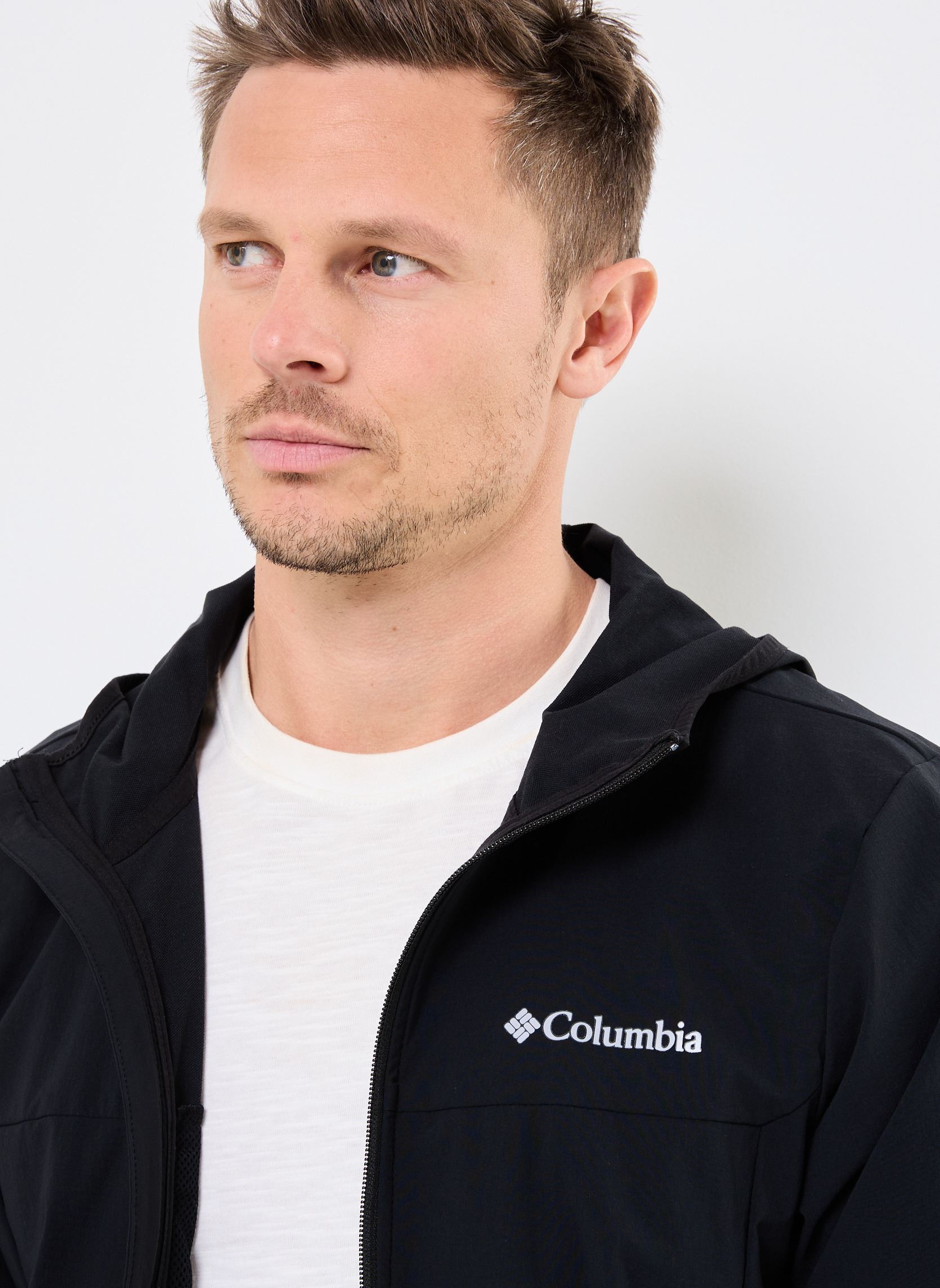 Windbreaker / Windjacken Heather Canyon II Hooded Jacket herren schwarz Columbia Windbreaker / Windjacken Heather Canyon II Hooded Jacket herren schwarz BLACK
