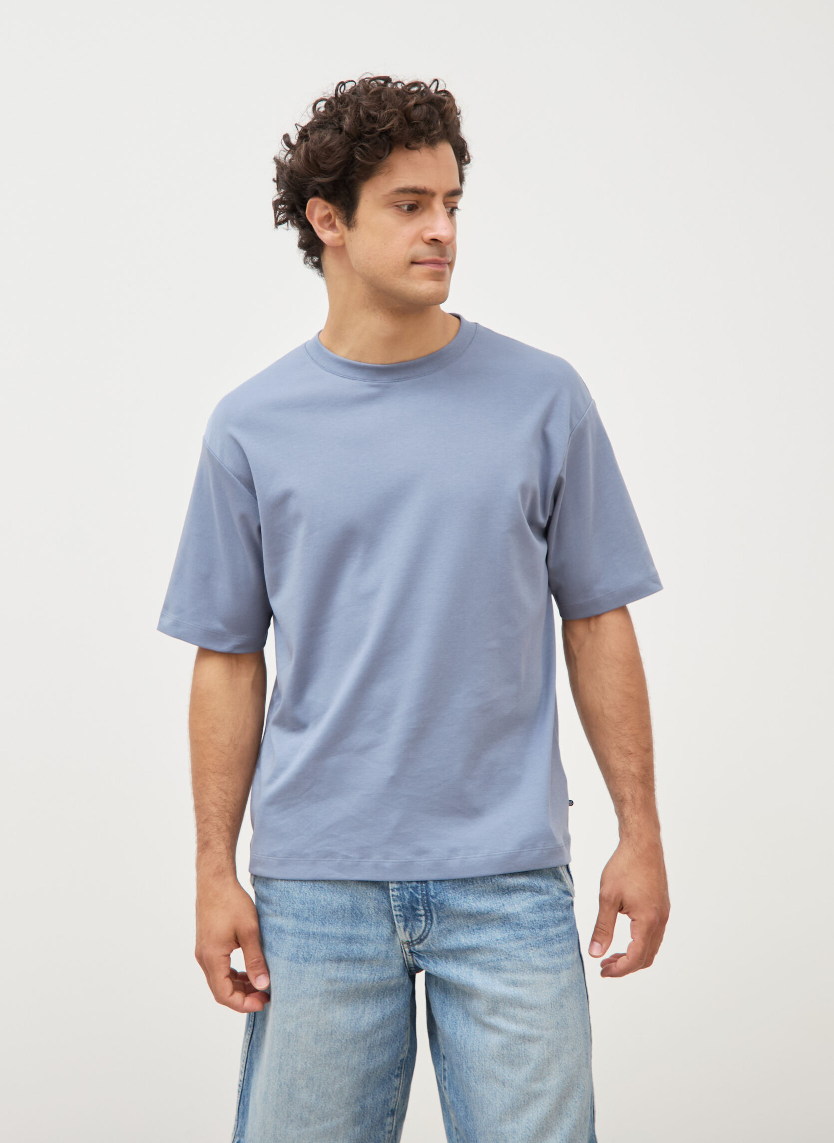 Tee-shirts T-shirts manches courtes - OVERTEEH homme bleu Bonobo Tee-shirts T-shirts manches courtes - OVERTEEH homme bleu Bleu