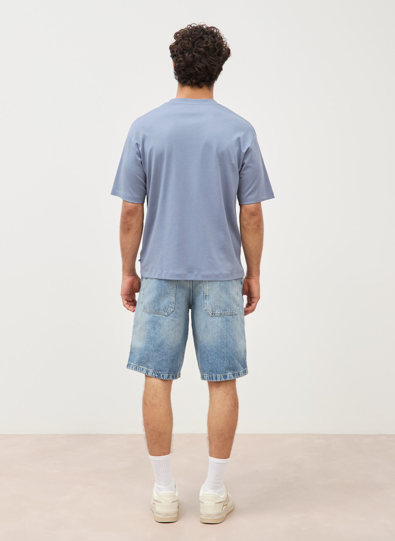 Tee-shirts T-shirts manches courtes - OVERTEEH homme bleu Bonobo Tee-shirts T-shirts manches courtes - OVERTEEH homme bleu Bleu