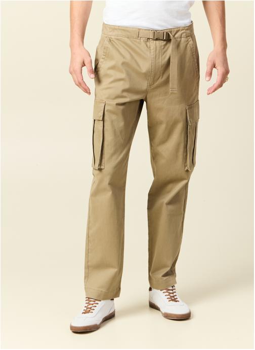 Bonobo Pantalons droits BATTAUREL2H homme vert