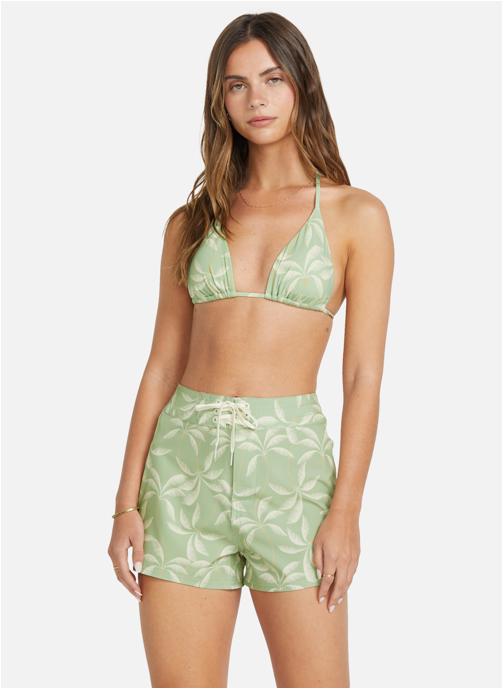 Billabong Bas de maillot shorty Gone Tropic femme vert