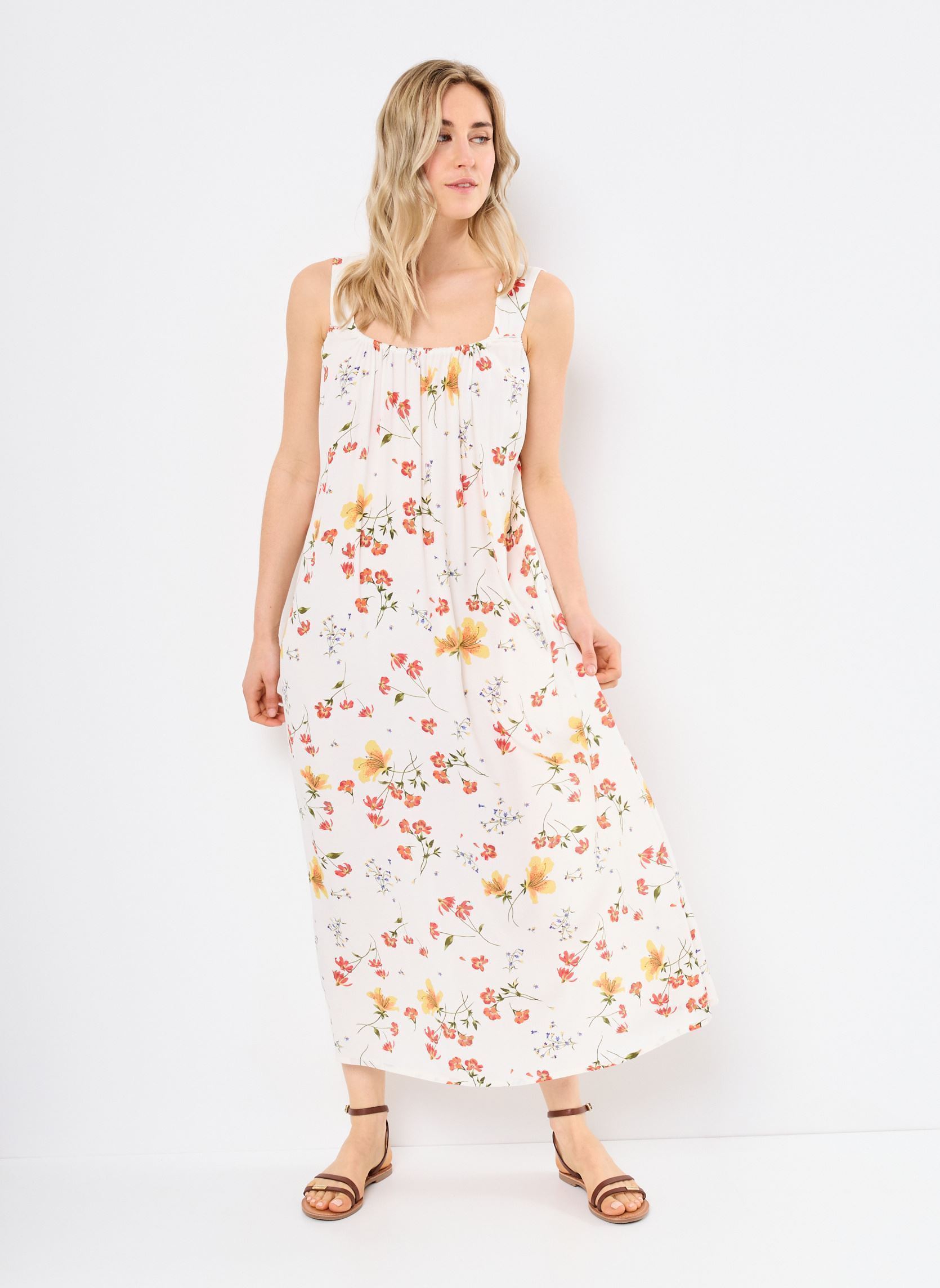 Robes longues RSTARIA femme blanc Georgia Rose Robes longues RSTARIA femme blanc Blanc Casse