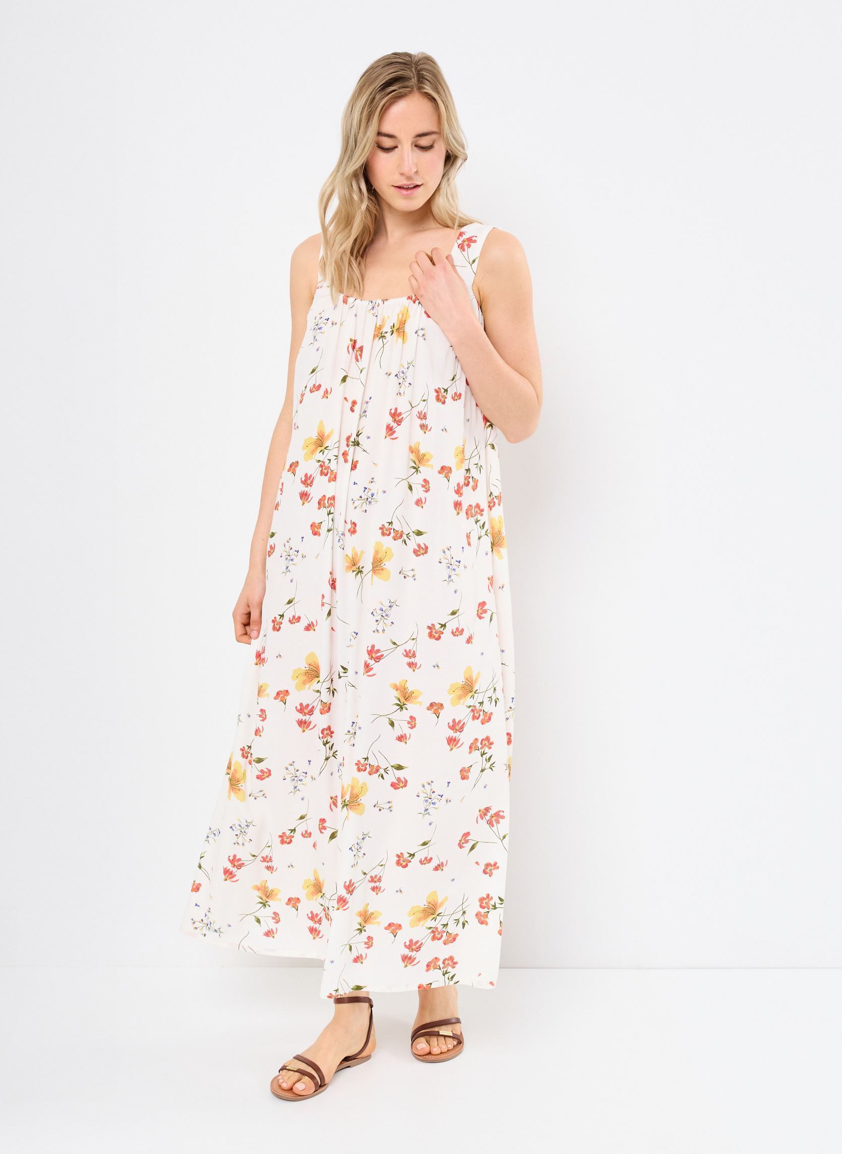 Robes longues RSTARIA femme blanc Georgia Rose Robes longues RSTARIA femme blanc Blanc Casse
