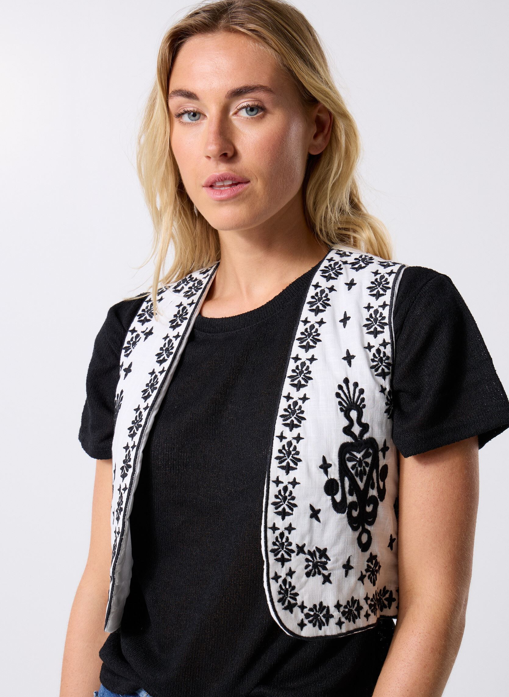 Bodywarmer VFLEURIS dames wit MADE BY Bodywarmer VFLEURIS dames wit SNOW WHITE