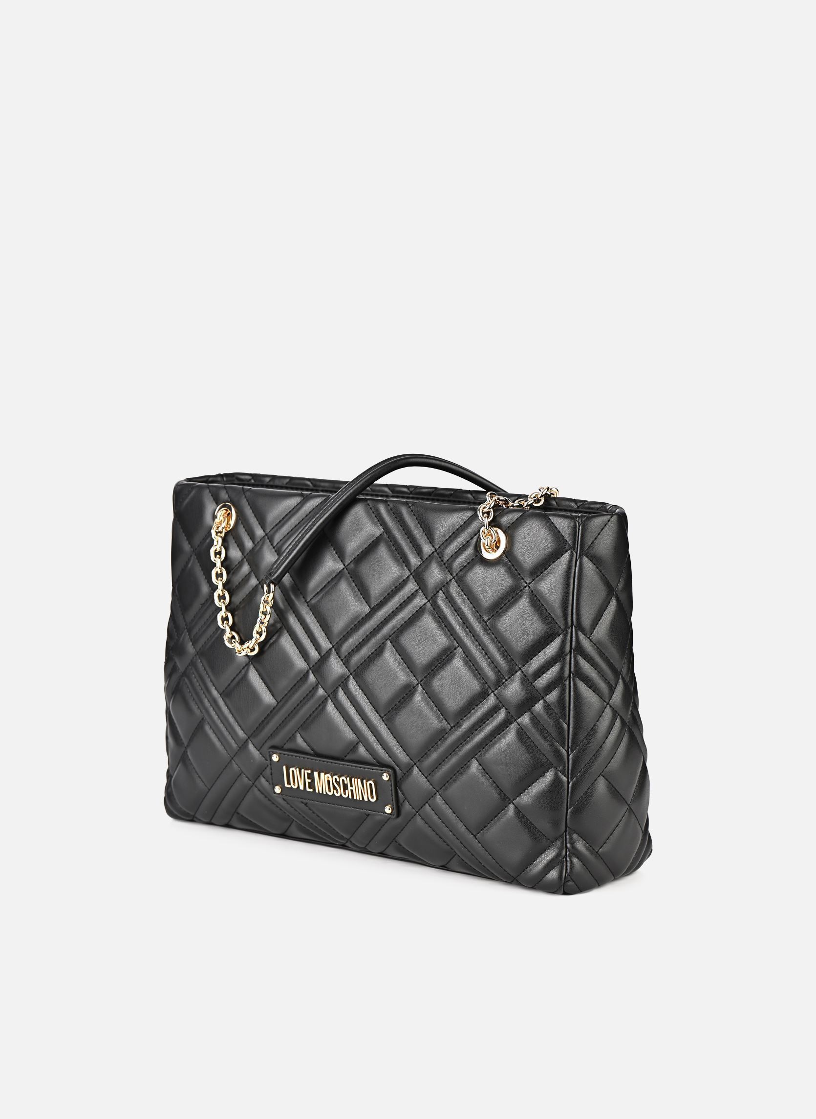 Cabas Quilted Bag JC4145PP0M femme noir Love Moschino Cabas Quilted Bag JC4145PP0M femme noir BLACK