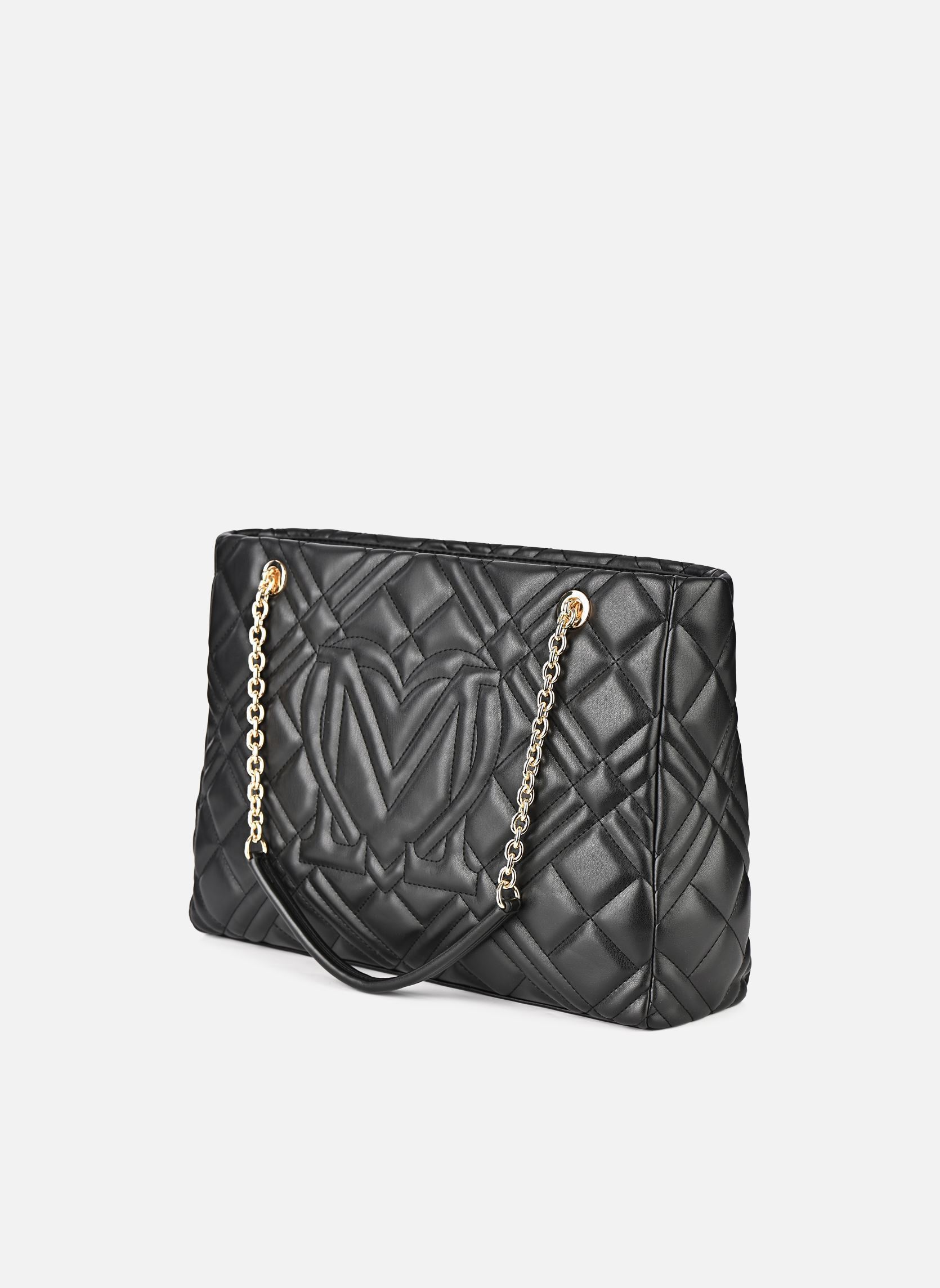 Cabas Quilted Bag JC4145PP0M femme noir Love Moschino Cabas Quilted Bag JC4145PP0M femme noir BLACK