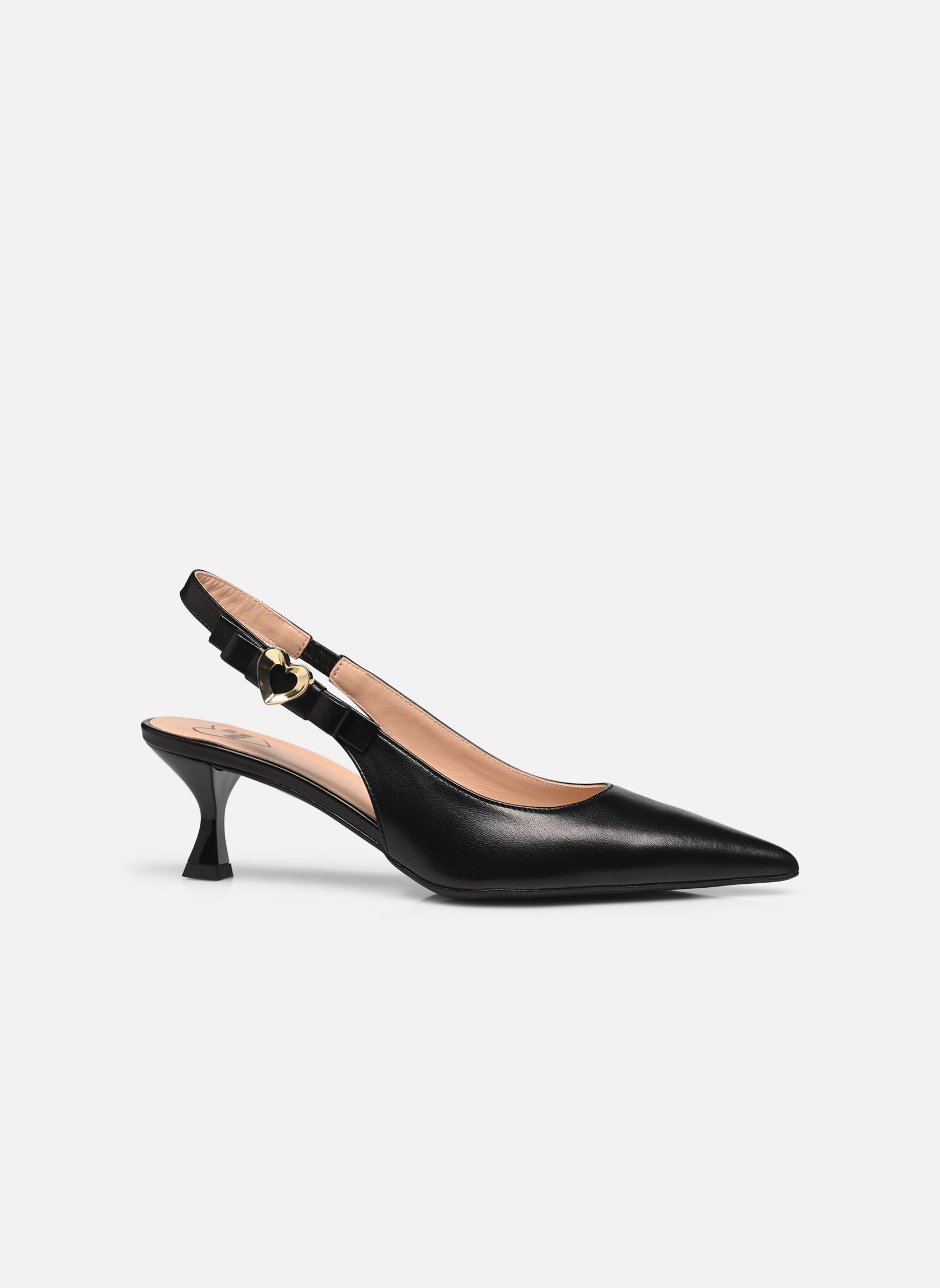 Pumps mit Riemchen Heart Sculpture JA10155G0M damen schwarz Love Moschino Pumps mit Riemchen Heart Sculpture JA10155G0M damen schwarz BLACK
