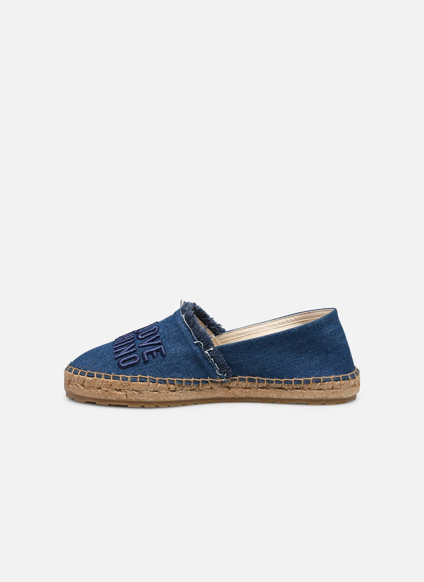 Platte espadrilles Love Moschino Rope JA10262G0M dames blauw Love Moschino Platte espadrilles Love Moschino Rope JA10262G0M dames blauw LIGHT BLUE